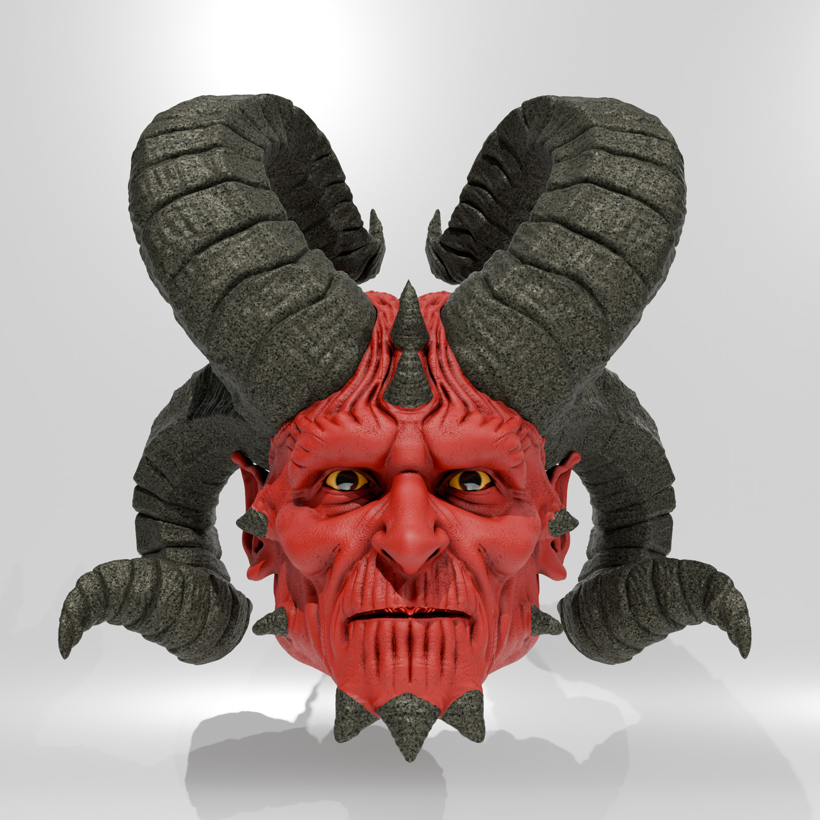1/6 Scale Head [Unpainted]: Demon (Awakening)