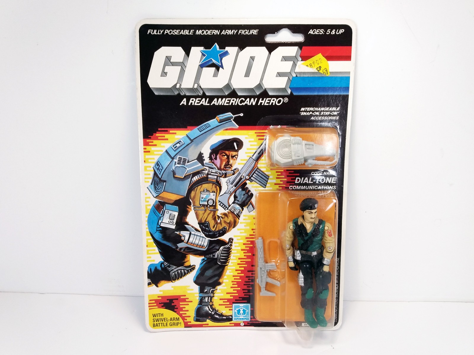 Vintage Hasbro GI Joe 1986 DIAL TONE Figure New MOC!