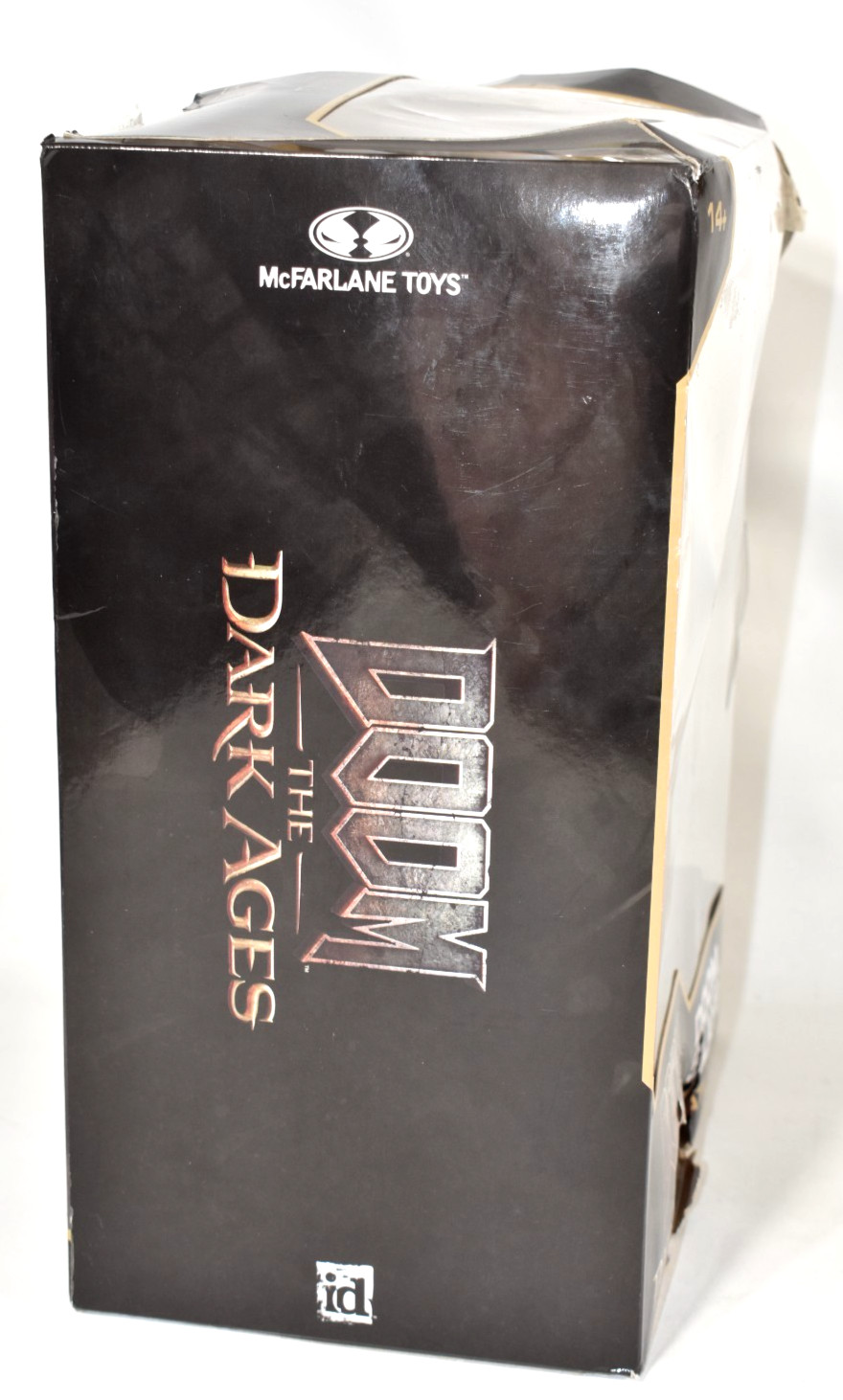 McFarlane Doom Slayer Mech Suit The Dark Ages 12&Prime; DAMAGED BOX – READ