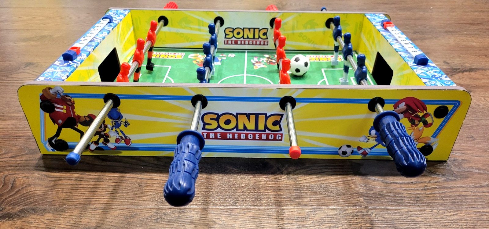 Sonic The Hedgehog Foosball Table Top Edition Shoot & Score Action W/ Ball 18×12