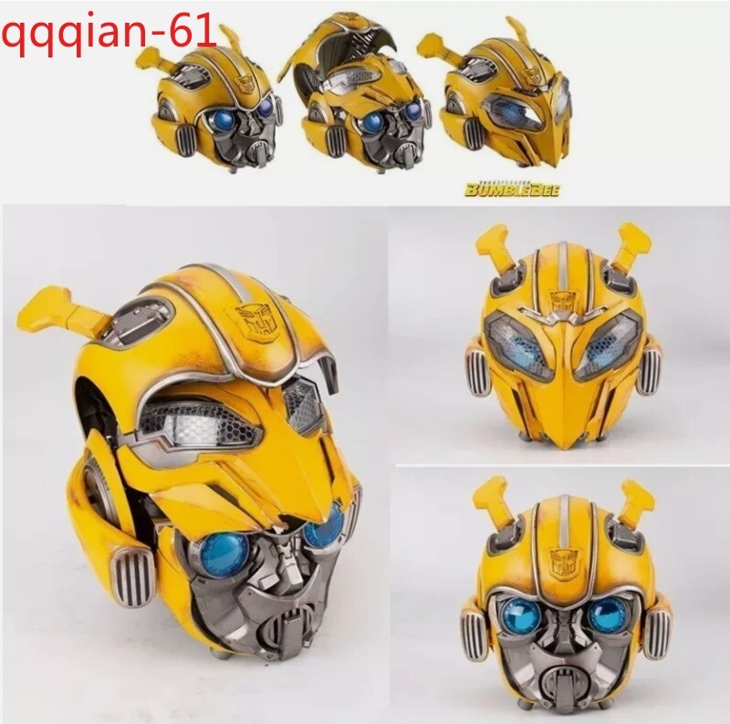 IN US Touch/Remote/Voice Control 1:1 Wearable Bumblebee Helmet/Holiday Toy Gift