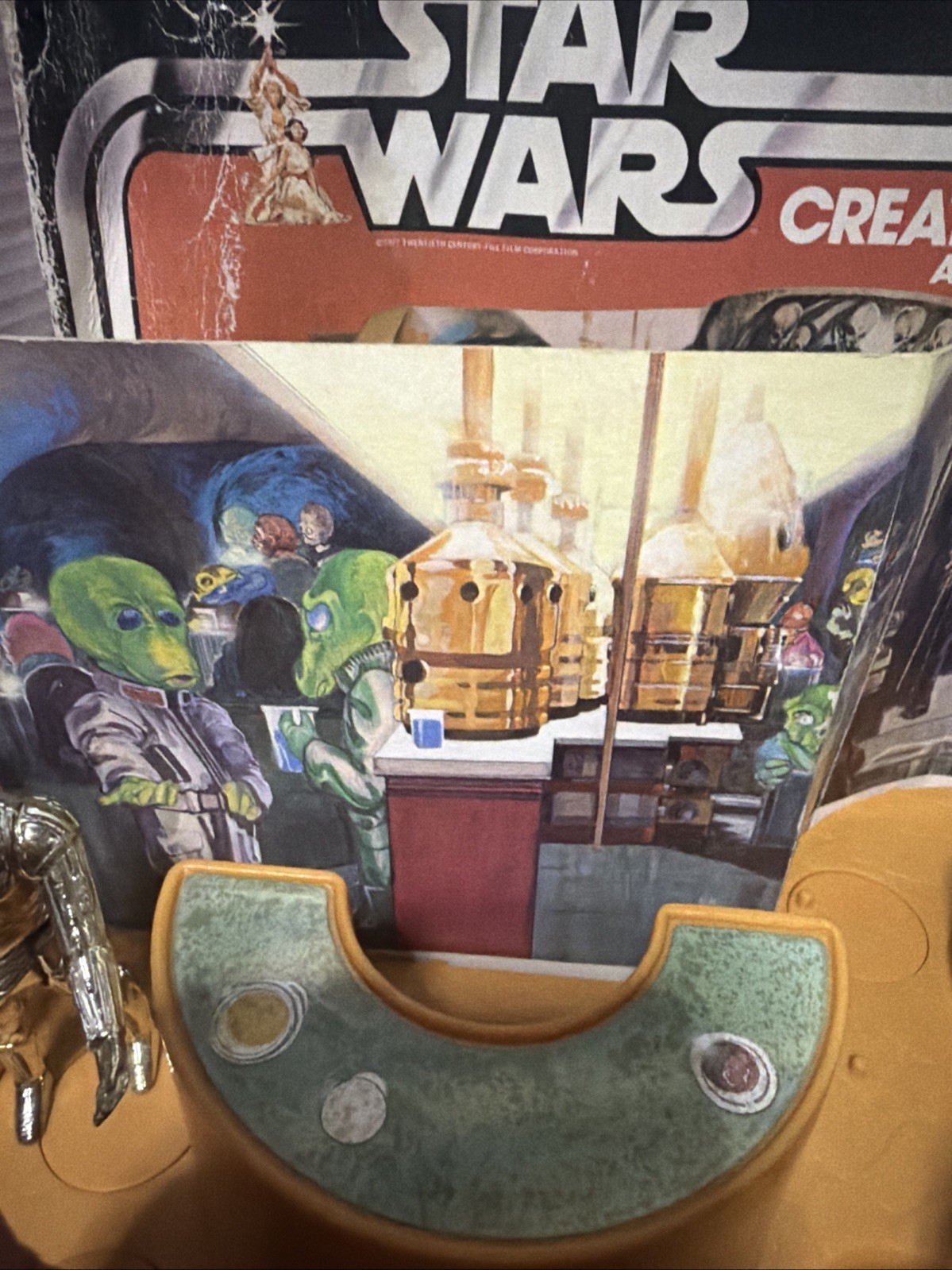 Vintage 1978 Star Wars Creature Cantina Playset Complete with Box Figures*180