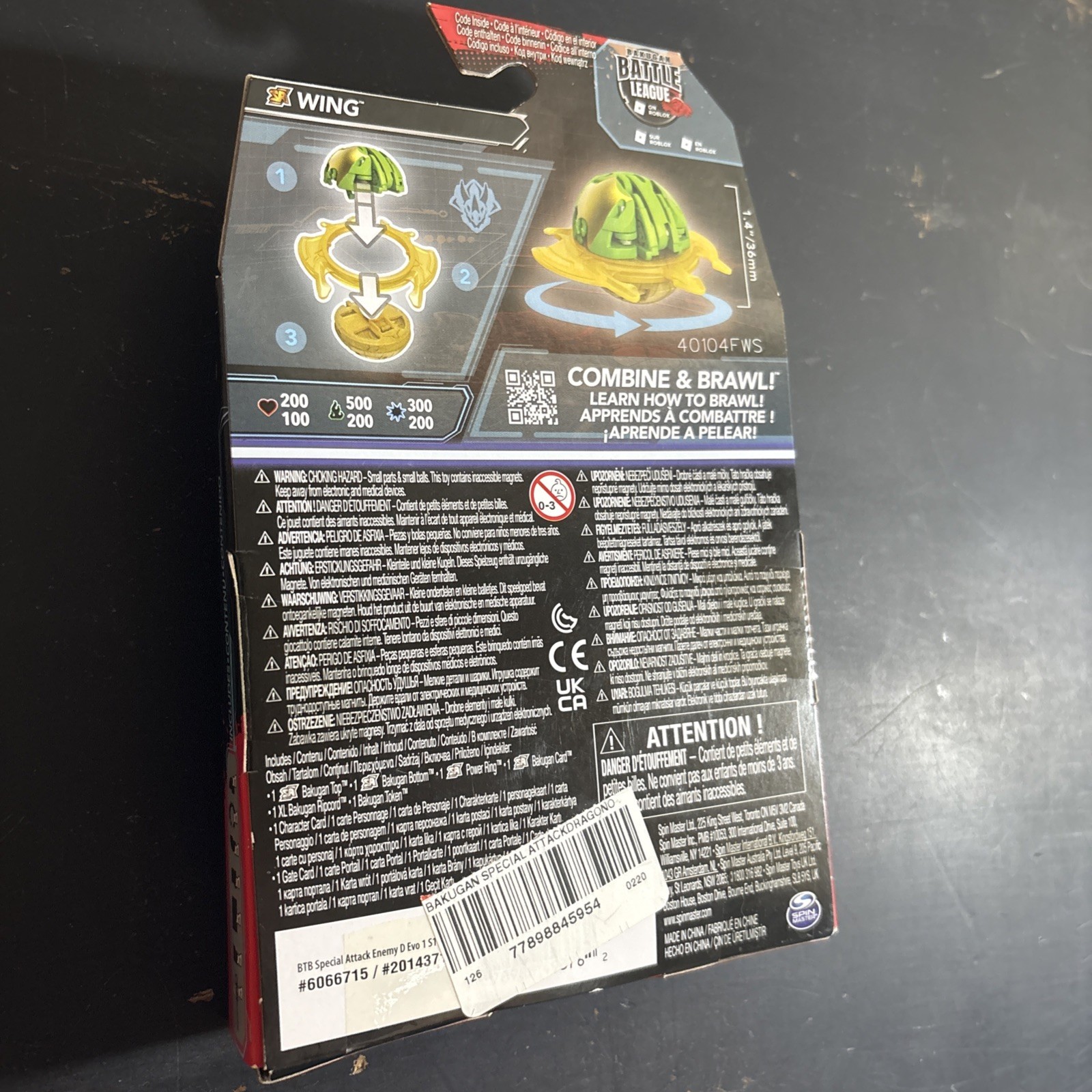 Bakugan 3.0 Special Attack Wing Wave 4 Brand New Sealed