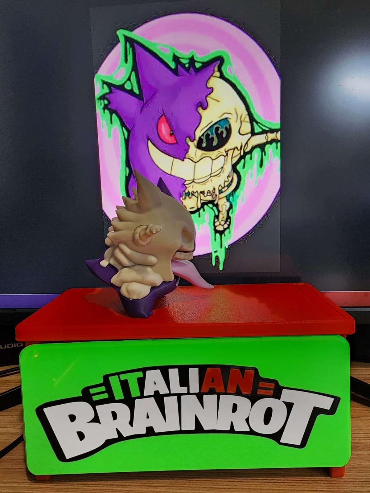Gengar Skeleton – Limited Edition Physical Figure Toy