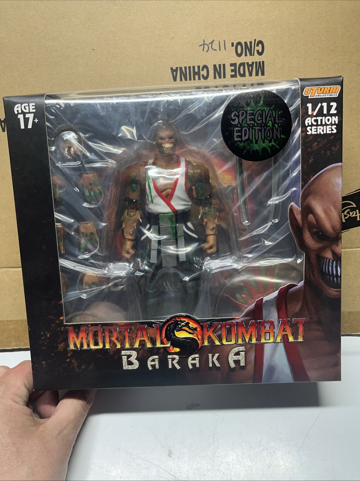 Storm Collectibles Mortal Kombat Baraka Action Figure 1/12 Scale Bloody NIB