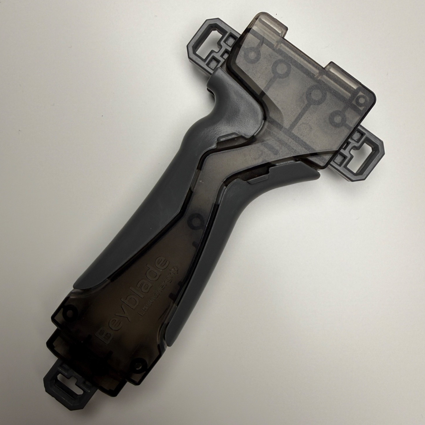 TAKARA TOMY Beyblade BURST B-182 Launcher Grip CLEAR GREY GRIP ONLY