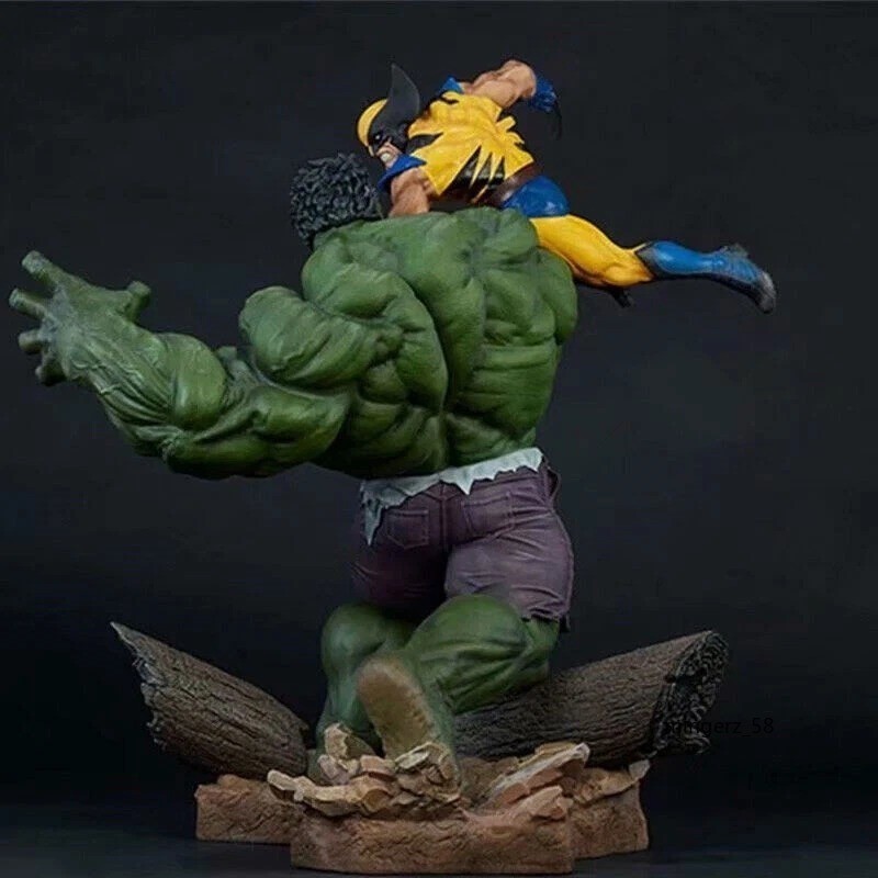 US STOCK Hulk VS. Wolverine 13 » Figure Statue Model Toy Collection Gift PVC New