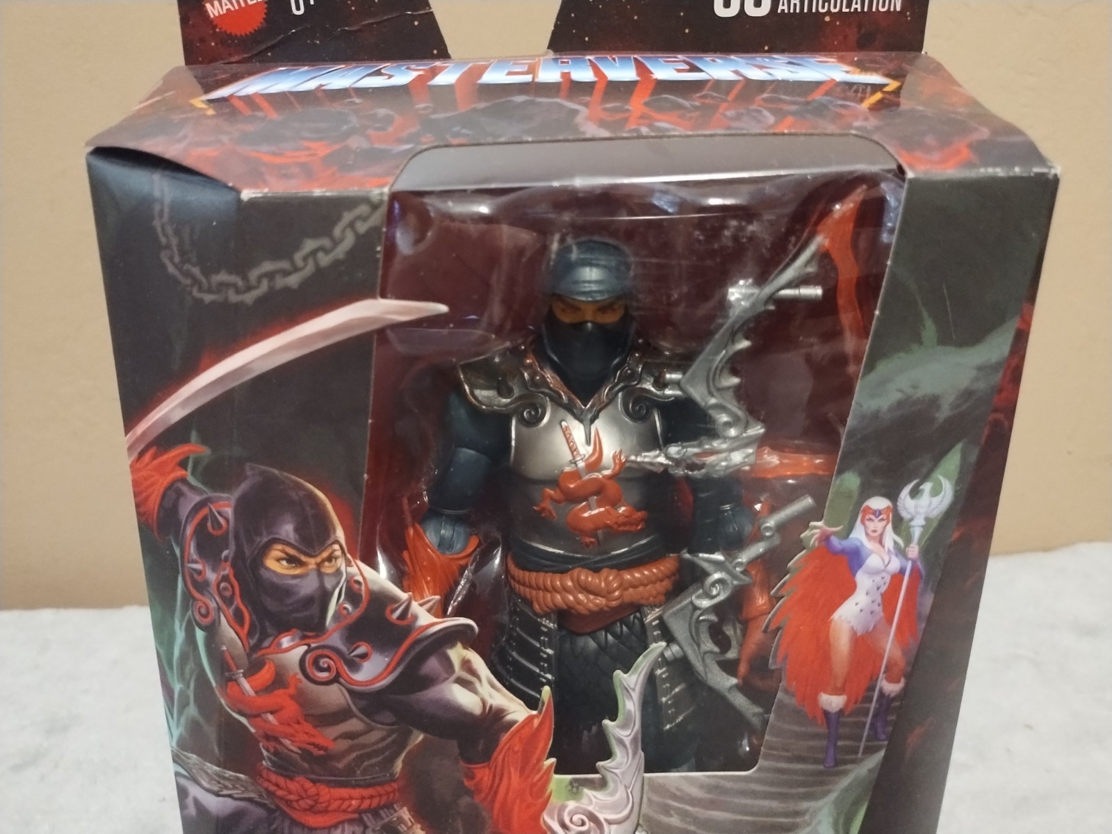 Mattel – Masters of the Universe New Eternia Ninjor Action Figure New Minty