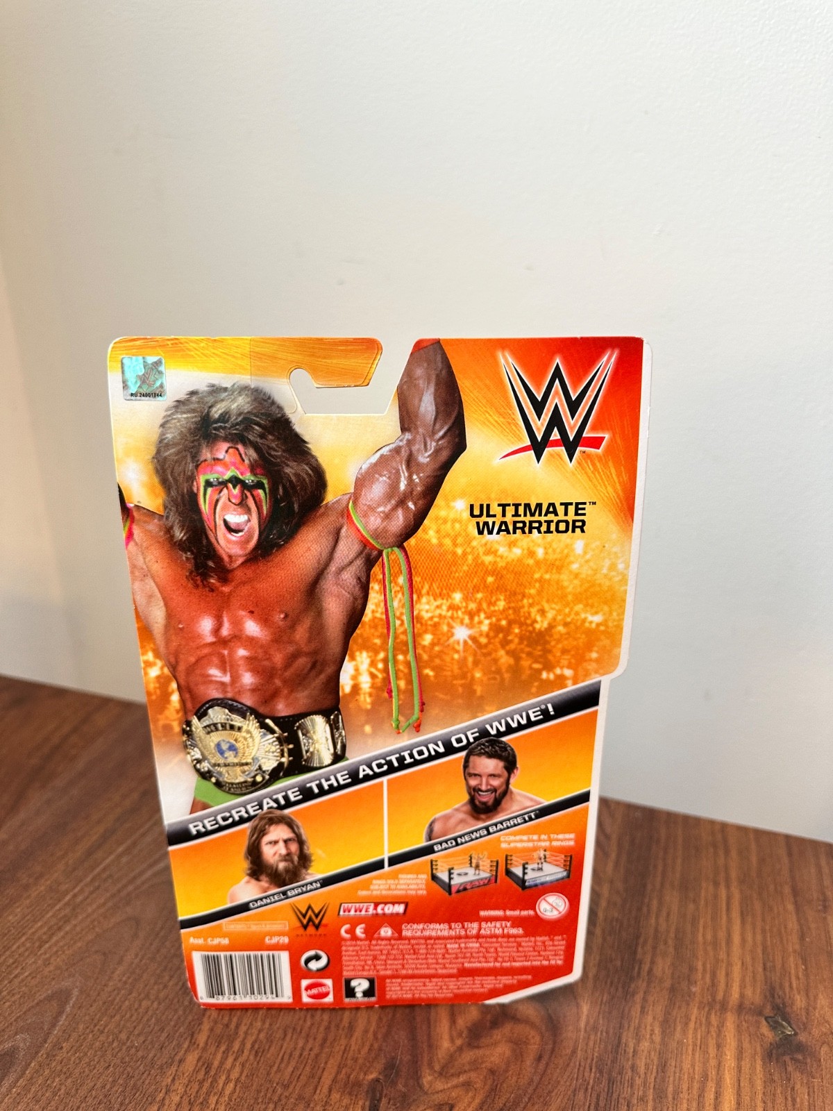 WWE Ultimate Warrior Champions Winged Eagle Title Figure 2014 K-Mart New