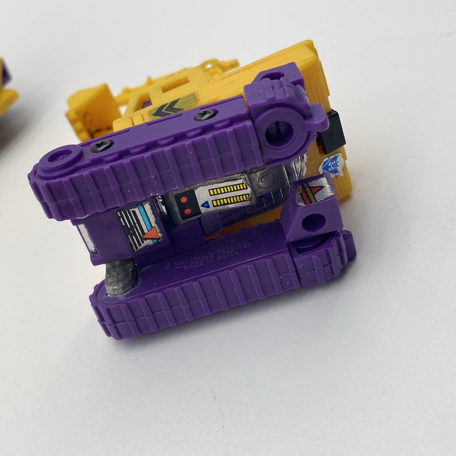 Original G2 Transformers Small Mini yellow construction lot Of 7 Vehicles