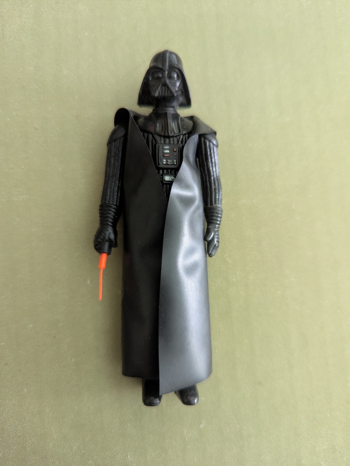 Vintage Star Wars 1977 Darth Vader 12-back Kenner Figure w/Lightsaber & Cape