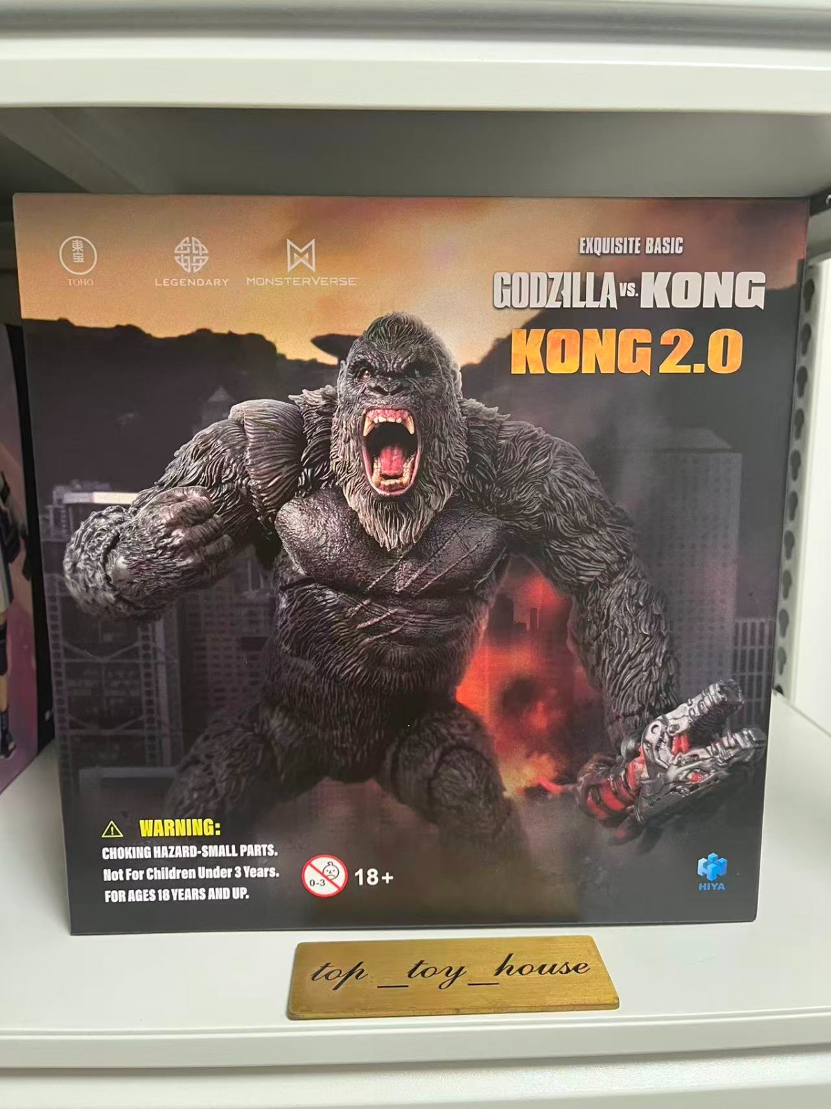 HIYA EBG0241 Godzilla vs. Kong Kong 2.0 6&Prime; Action Figure Model Toy New In Stock