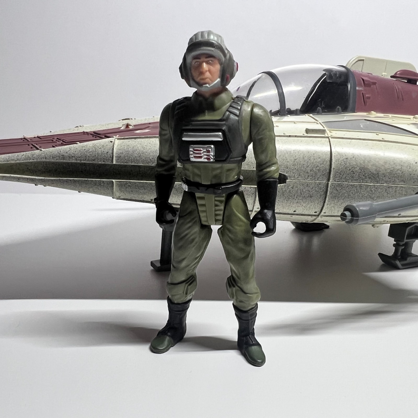 Star Wars 1997 A‑Wing Fighter w/ Pilot