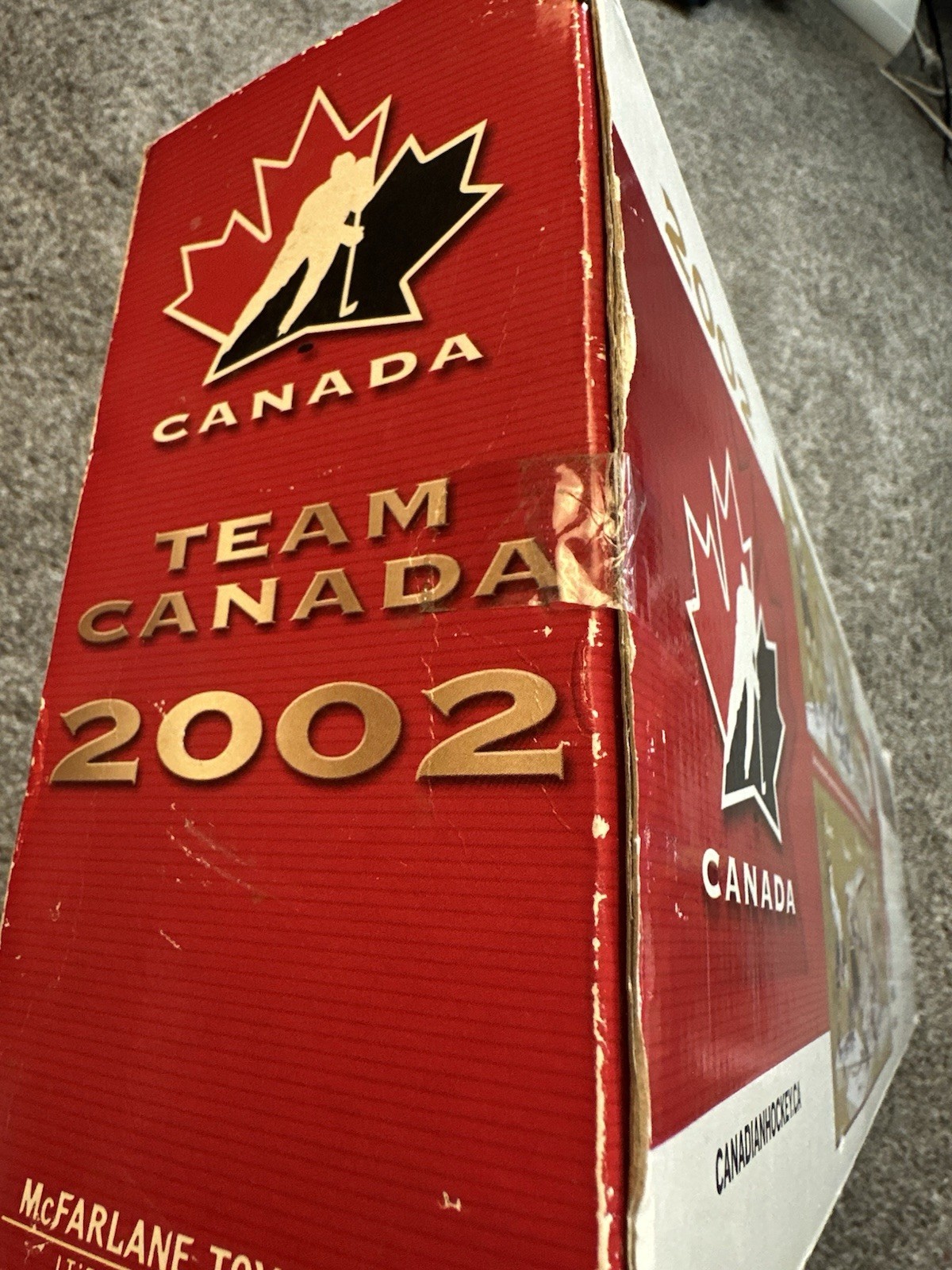 Team Canada Olympic Hockey McFarlane Figures – Set of 4 – Lindros Brodeur Sakic