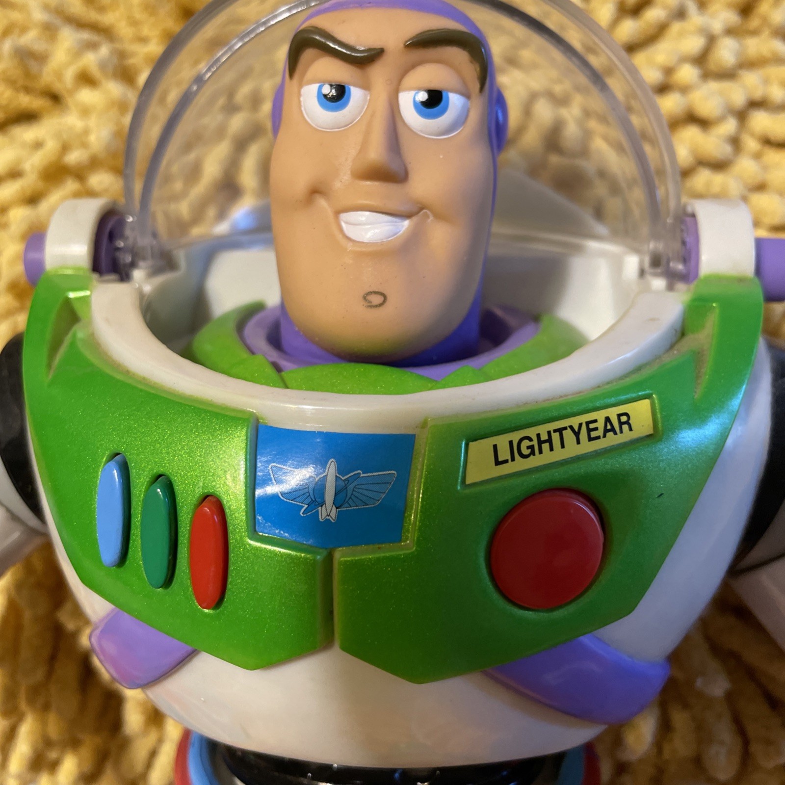 Vintage Buzz Lightyear Talking figure Disney/Pixar 2001! Works