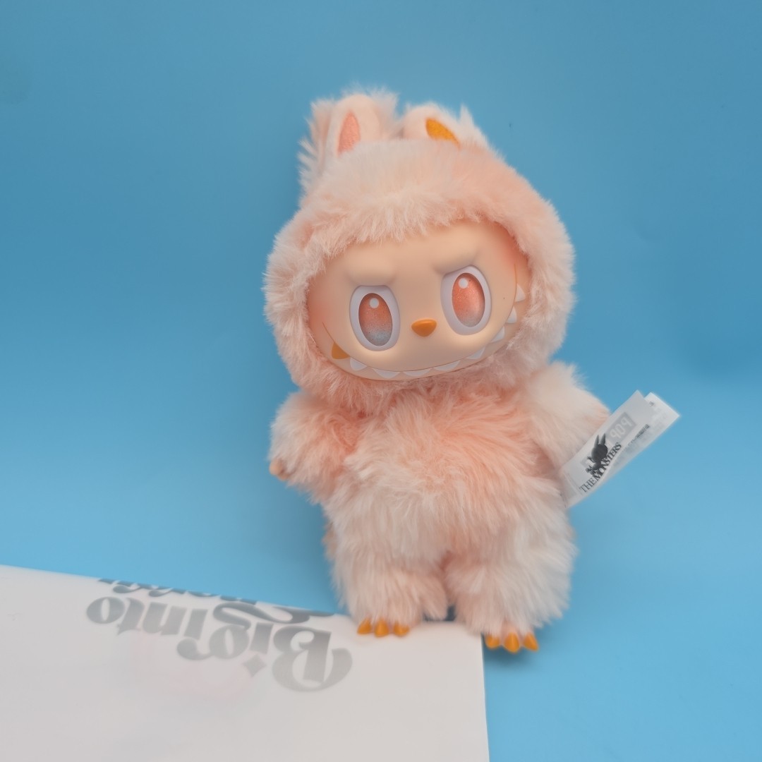 Pop Mart Labubu the monsters Big Into Energy Hapiness Plush Doll Pendant W Bag