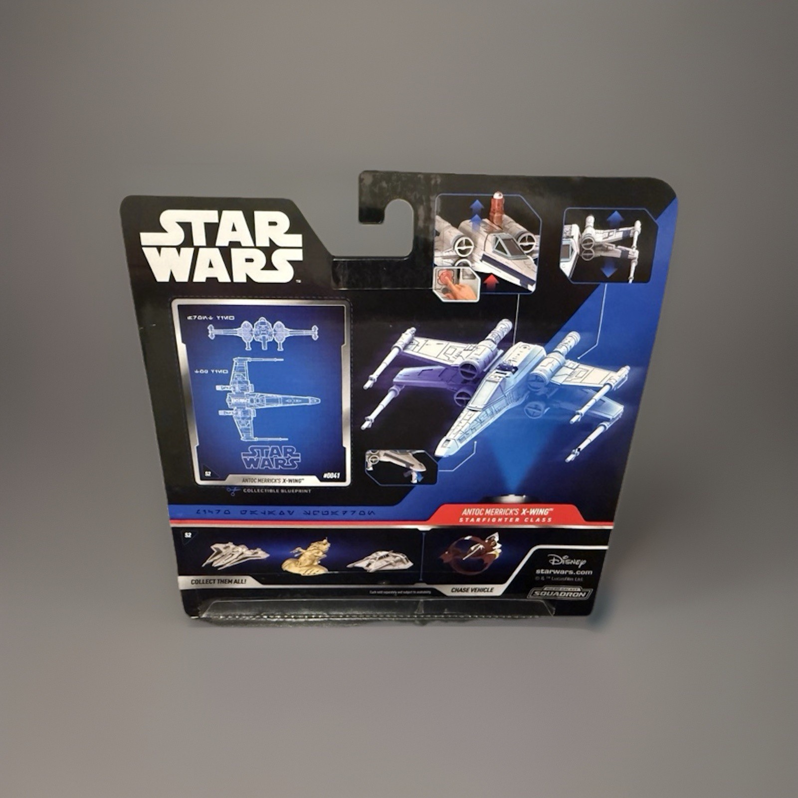 Chase Star Wars Micro Galaxy Squadron Antoc Merrick&rsquo;s X-Wing Merrick 0041 1/5000