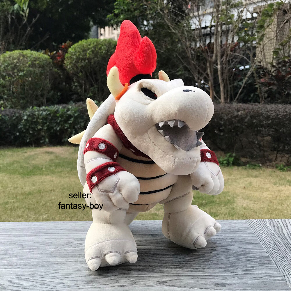High Quality Super Bros Plush Dry Bones Bowser Koopa 12&Prime; Stuffed Toy Soft Doll