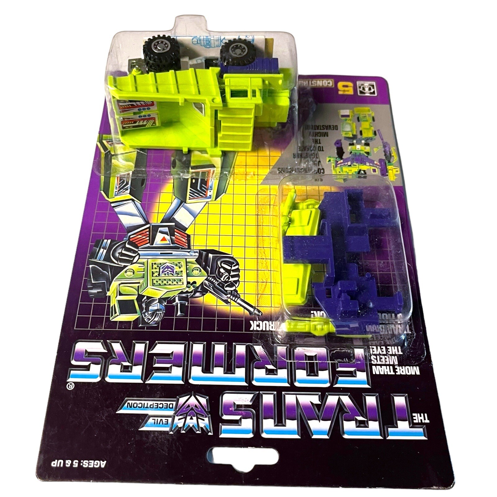 Transforming Constructicon Long Haul Vintage G1 Style Reproduction Devastator