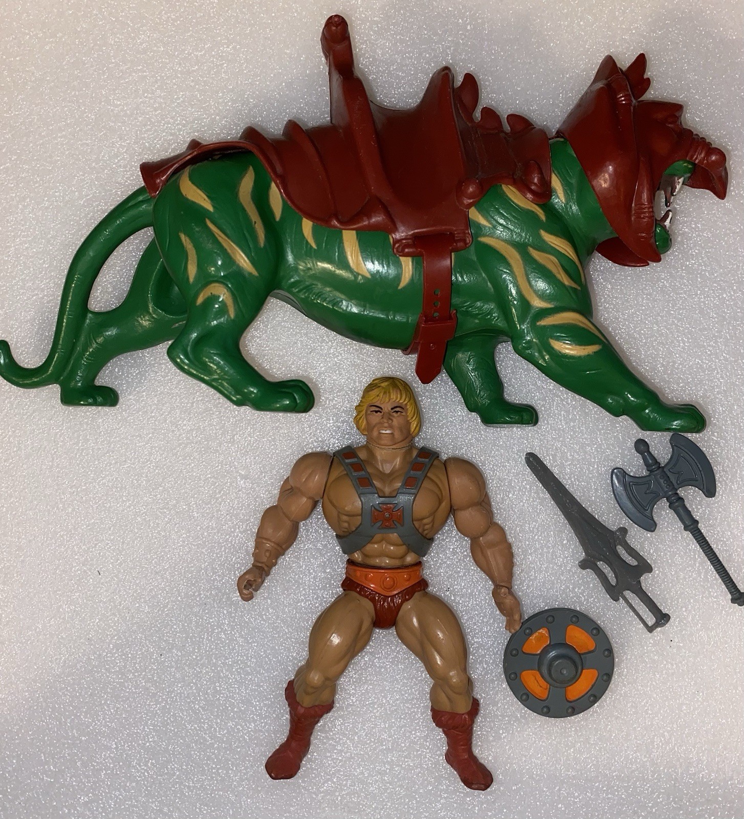 He-man And Battle Cat Masters Of The Universe Action Figures