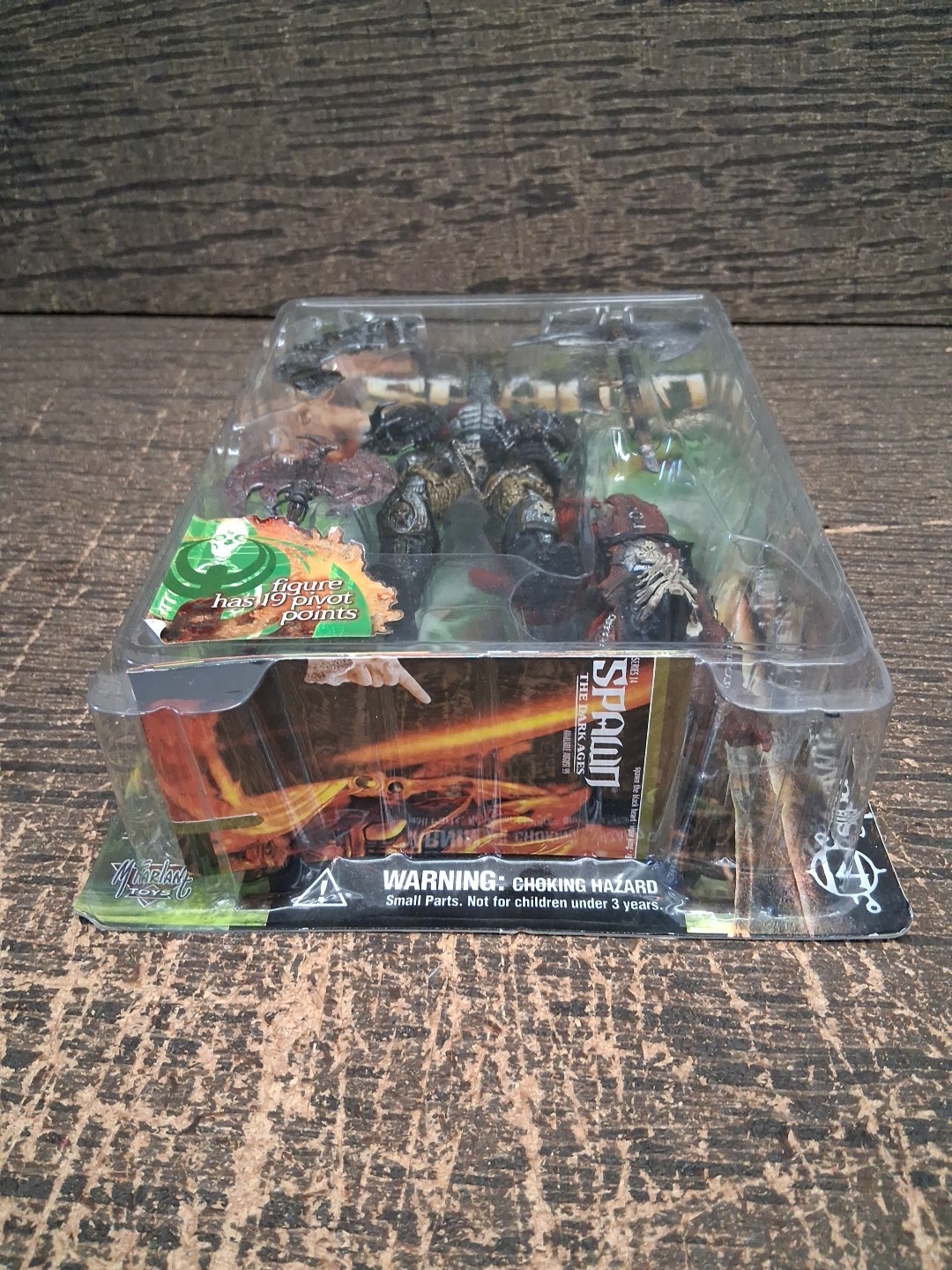 SPAWN The Dark Ages Series 14 Lot Of 2 Spawn The Black Heart Viper King Blue NIB