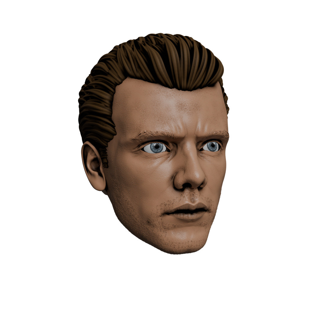 1/6 Scale Head [Unpainted]: Hicks (Alien)