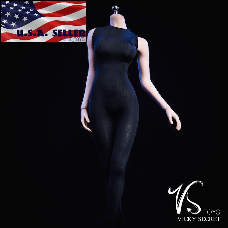 1/6 Slim Tights Stretch Suit Sleeveless For 12&Prime; PHICEN TBL Hot Toys Figure ❶USA❶