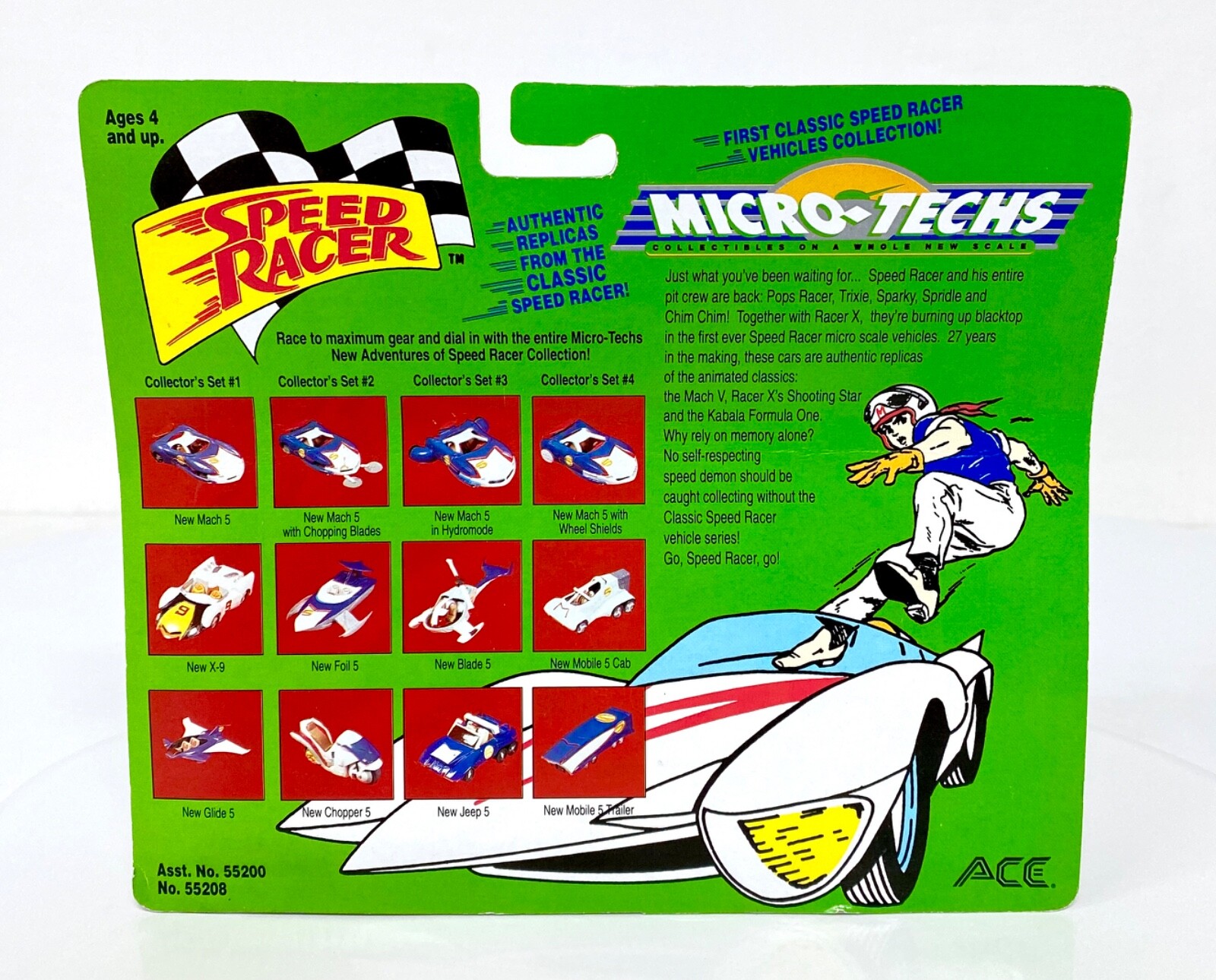 SPEED RACER Micro-Techs Collectors CLASSIC SET Ace Novelty Company 1994