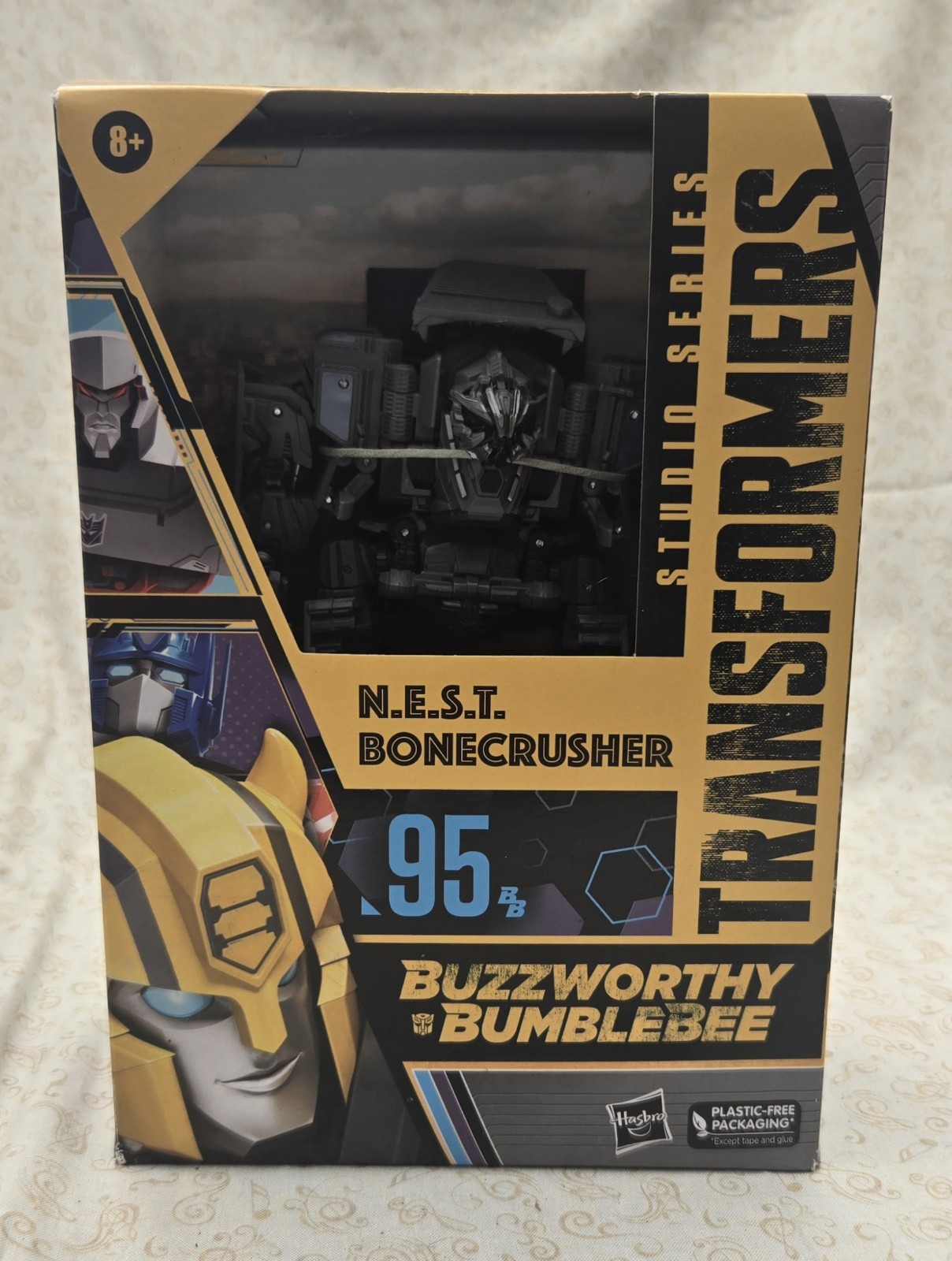 Transformers Studio Series 95 Buzzworthy Bumblebee NEST Bonecrusher (NEW)