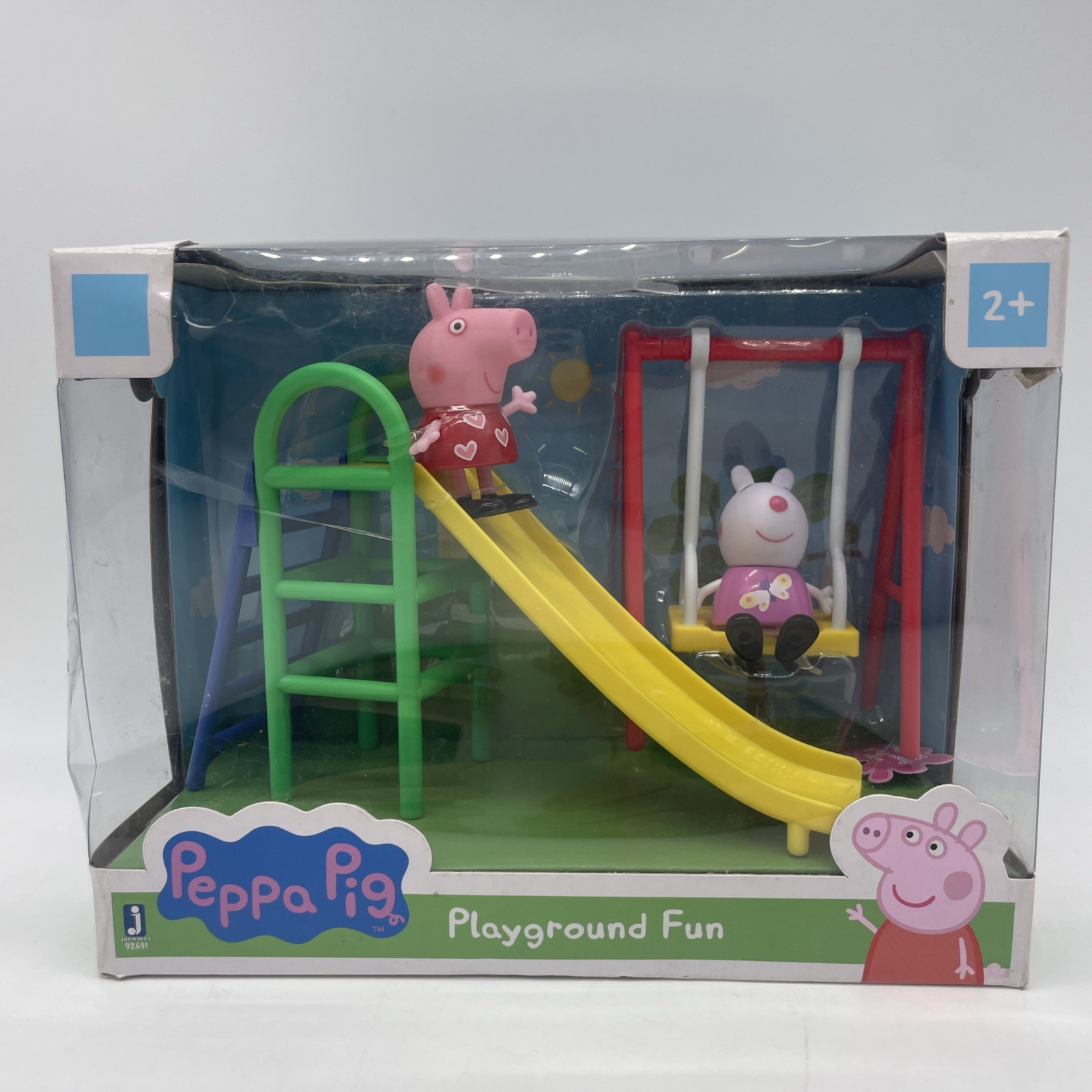 Peppa Pig Playground Fun Playset – Slide, Swing & Figures (Ages 2+)