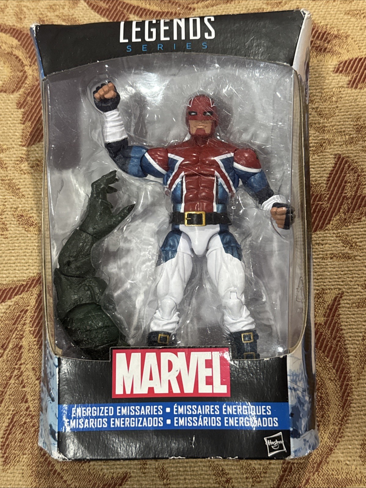 Marvel Legends Energized Emissaries Captain Britain Will Ship Loose No Box Cheap
