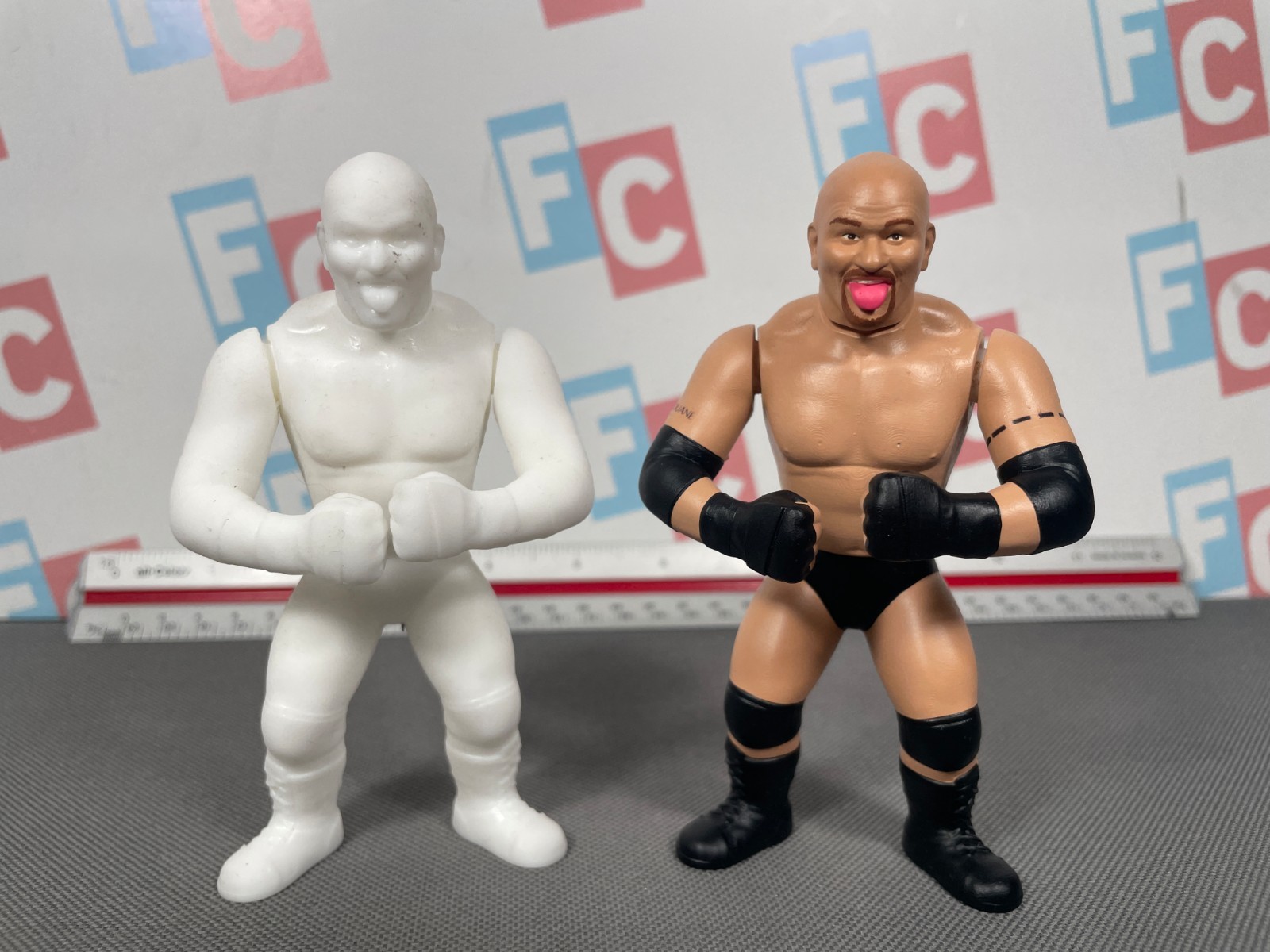 PROTOTYPE SET FC Toys Retro Wrestle-Something Wrestlers Duane Gill Figure Resin
