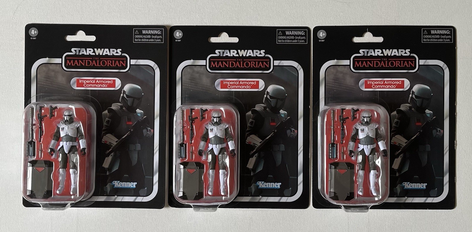 Star Wars Vintage Collection Imperial Armored Commando Lot Of 3