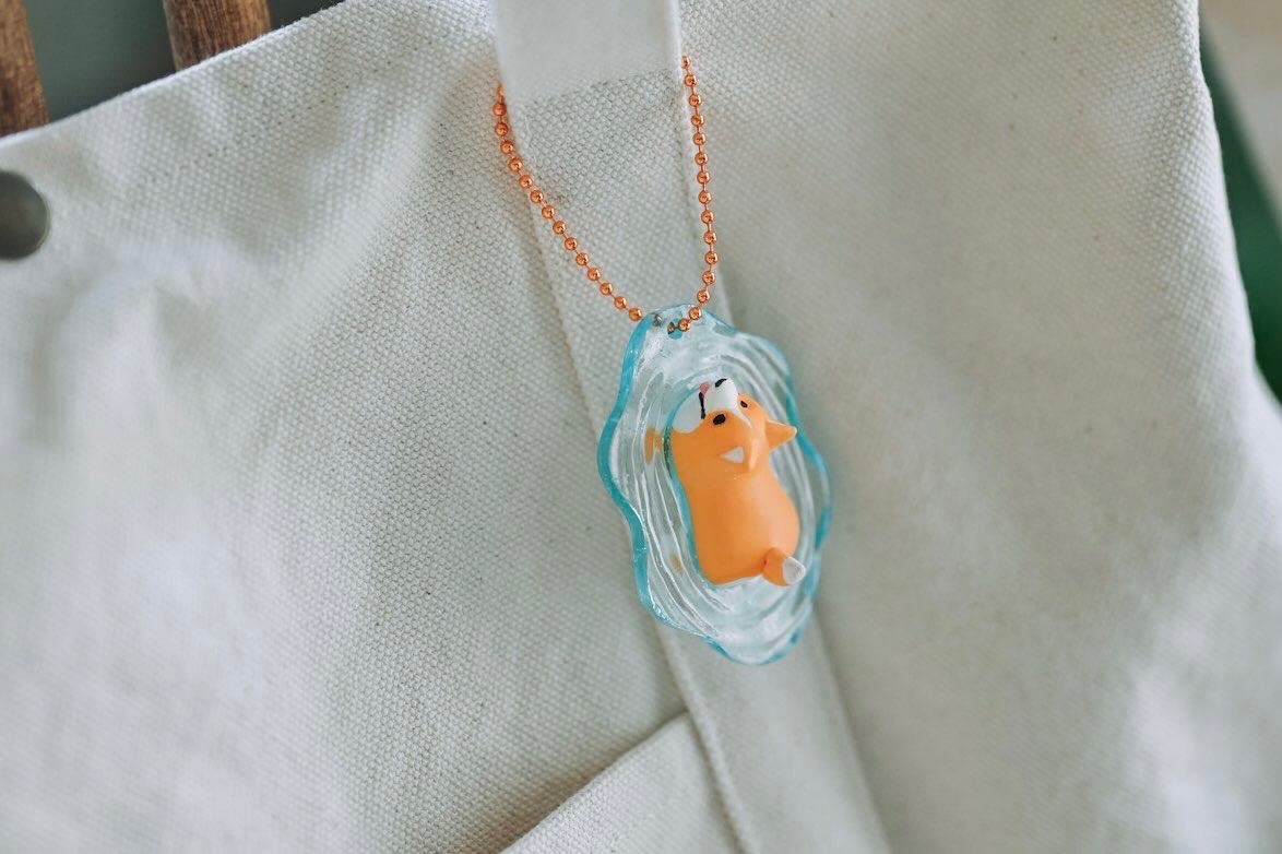 [PRE-ORDER] Mochi Animal Underwater Peeking Mascot Statso Gachapon (Full 5-Set)
