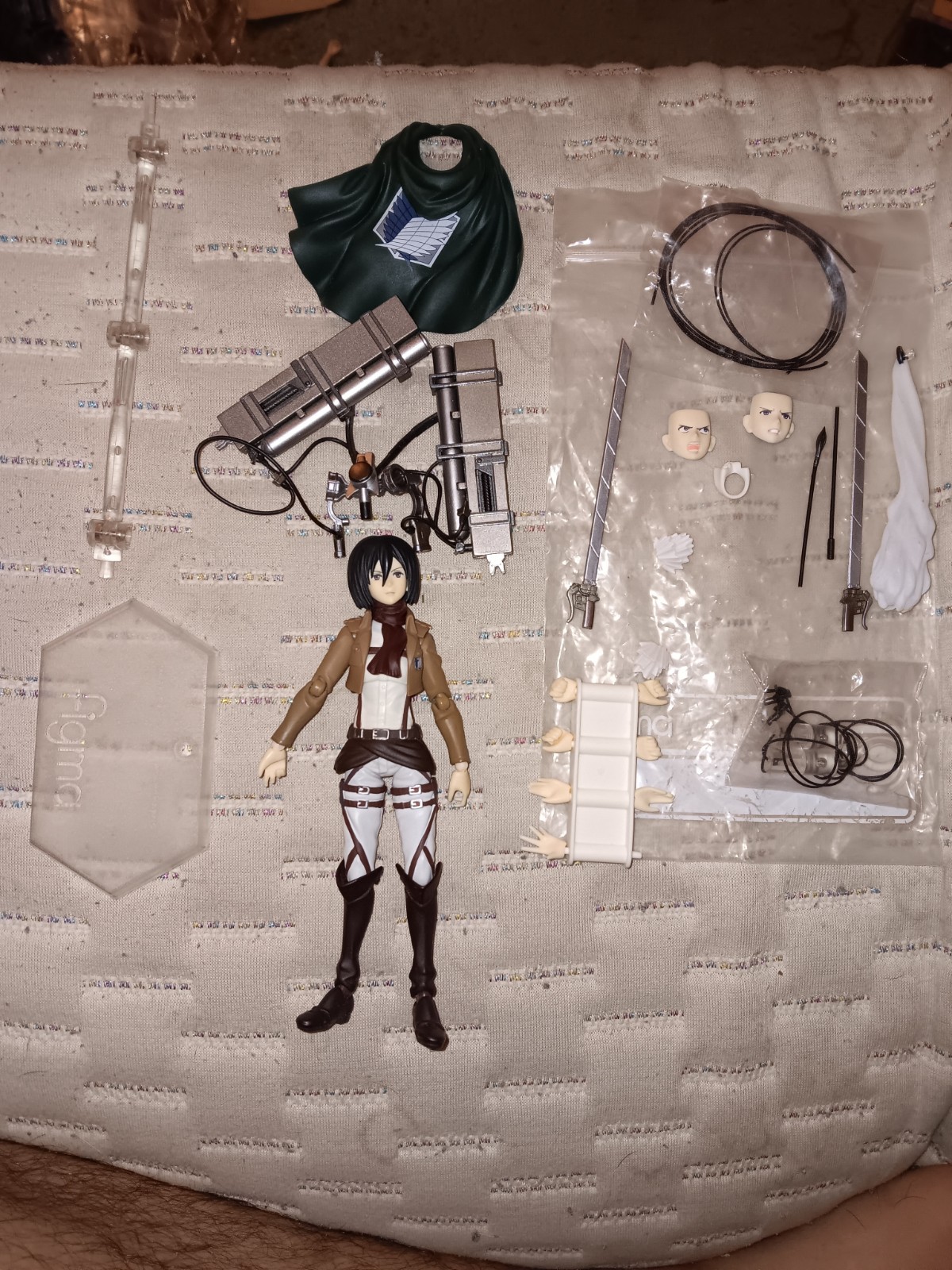 Max Factory Figma 203 Attack on Titan Mikasa Ackerman Action Figure
