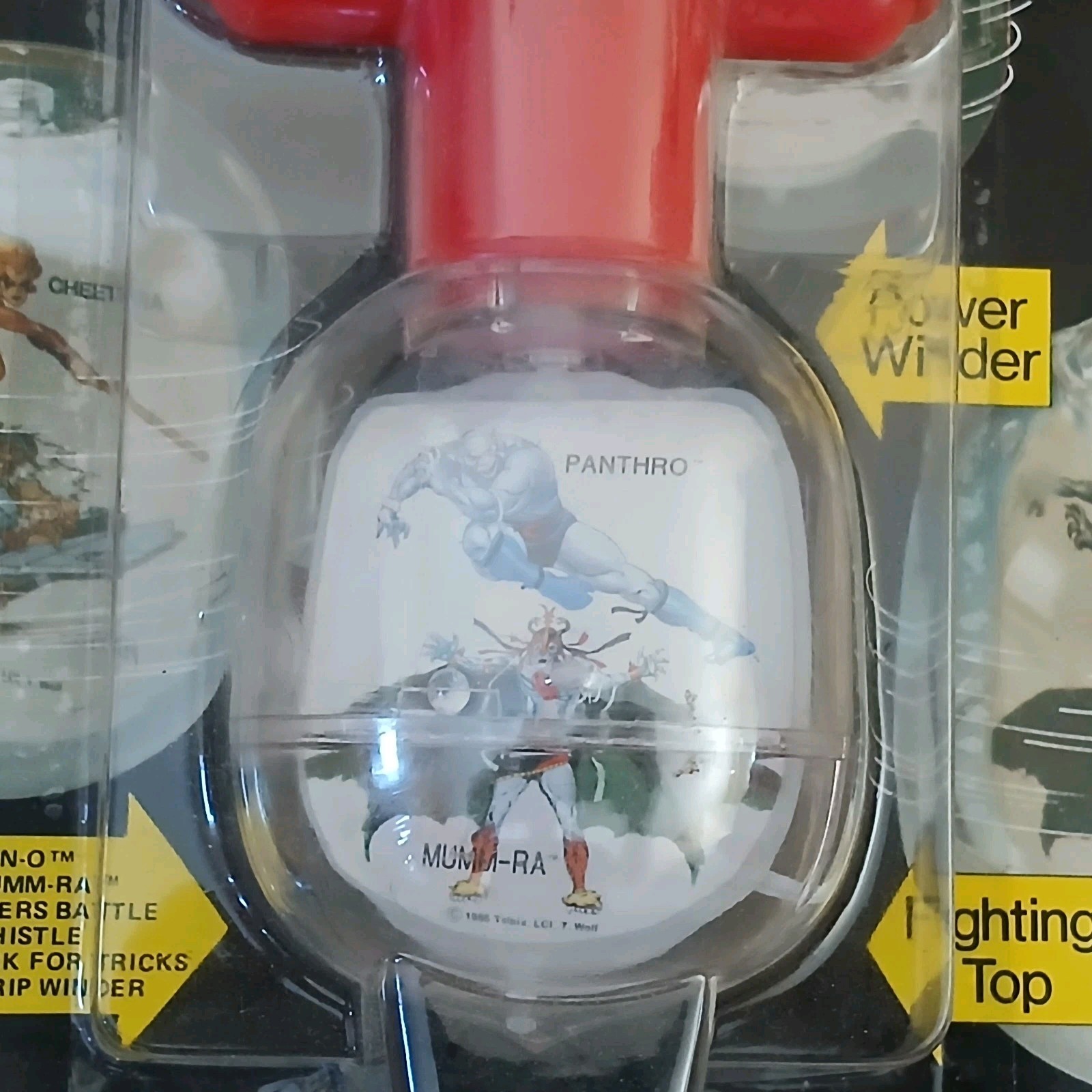 THUNDERCATS MIGHTY FIGHTING TOP PANTHRO/MUMRA JANEX TOYS SEALED 1985 READ