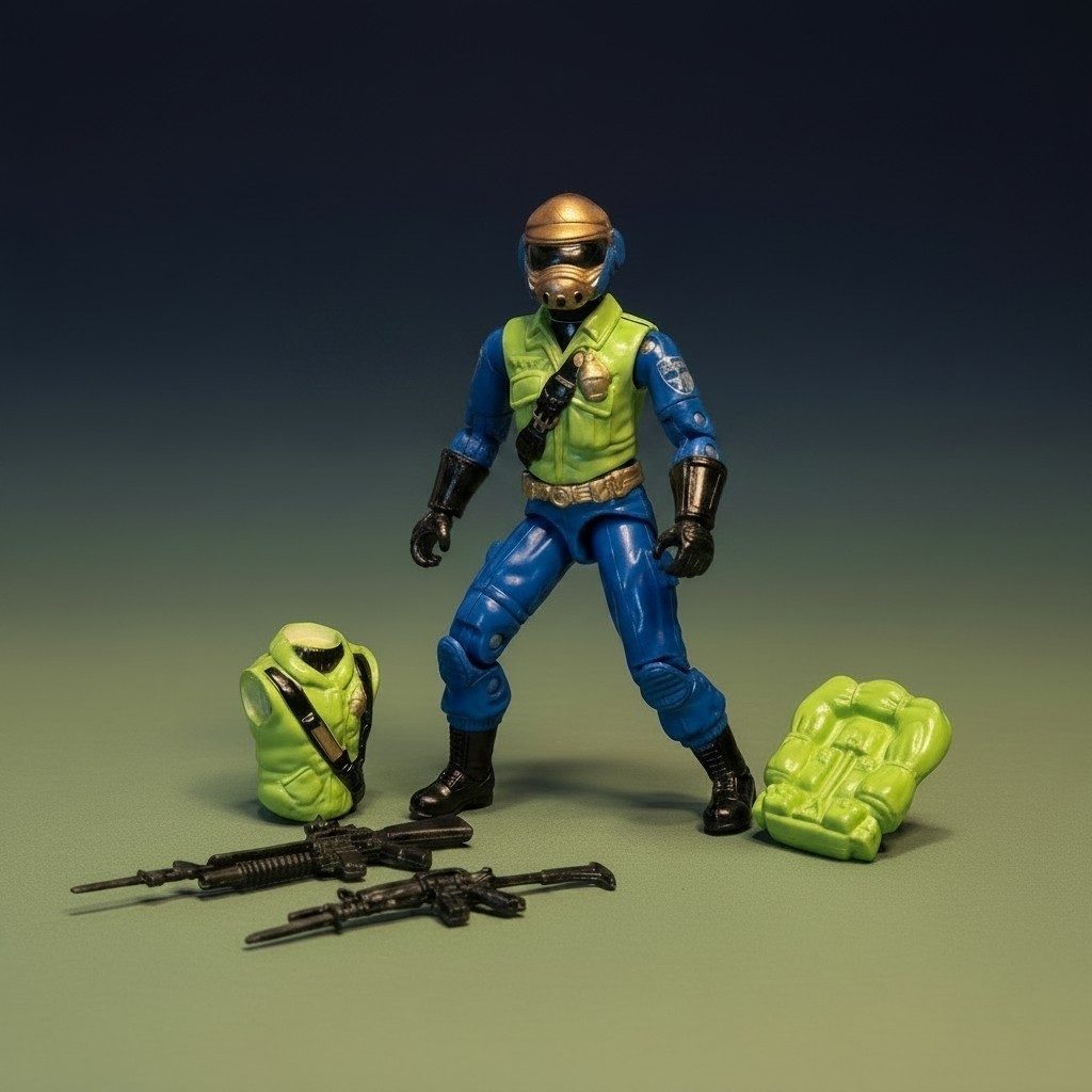 Gold Head Steel Brigade Black Major G.I. GI Joe Figures