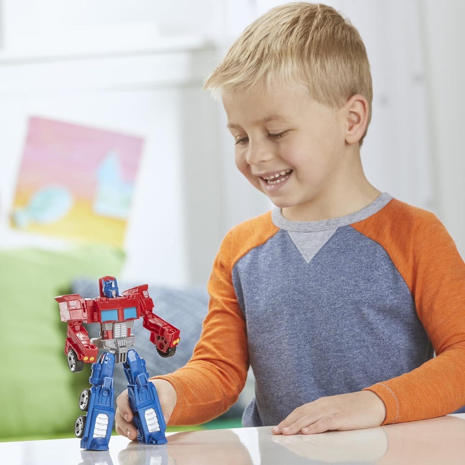 7-Inch Transformers Action Figures: Optimus Prime & Megatron Set for Kids