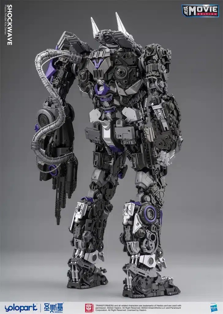 🇺🇸 YoloPark Transformers PLAMO Shockwave Bumblebee Movie Model Kit 1/6 Scale