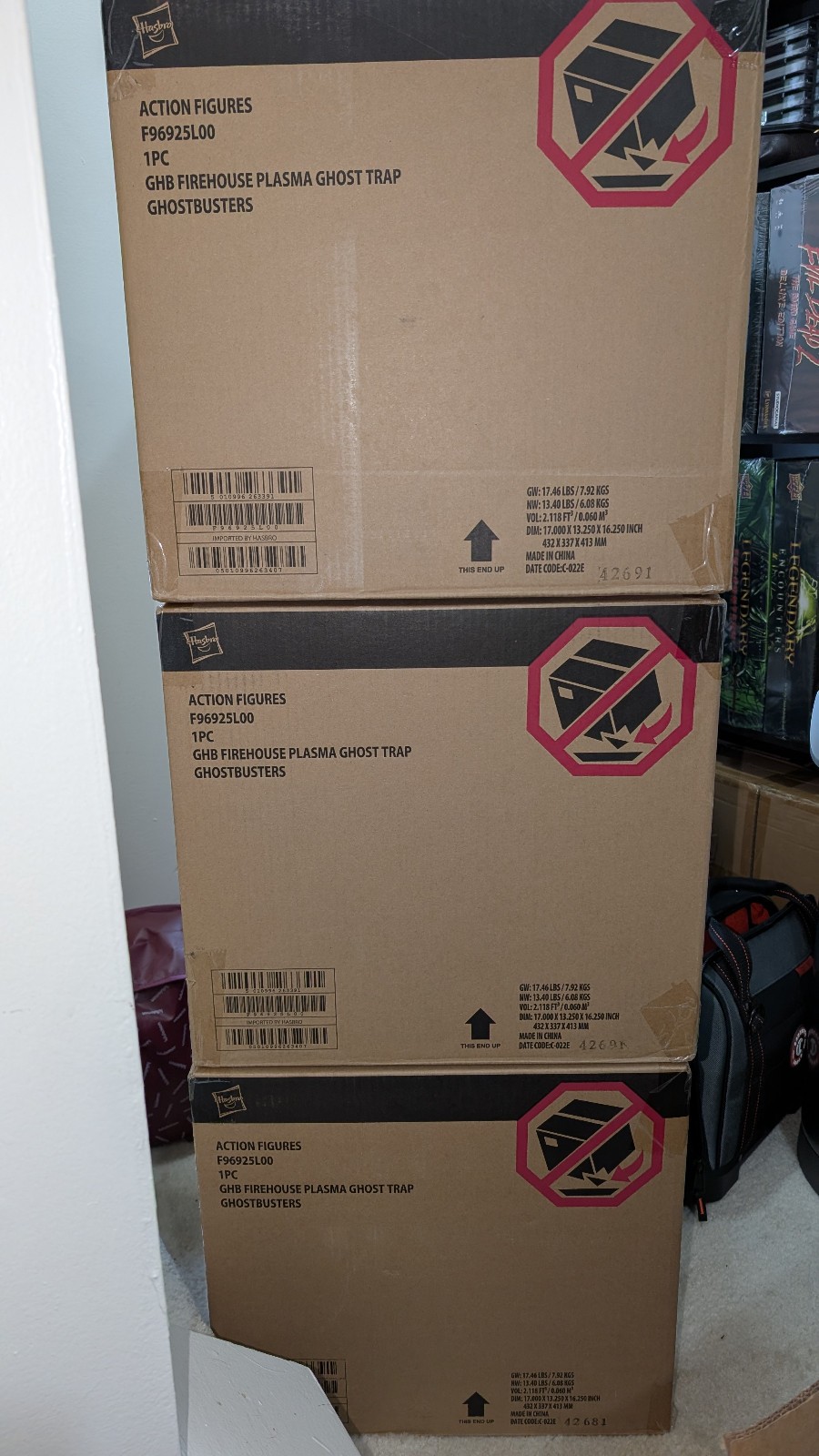 Ghostbusters HasLab Two in the Box Ghost Trap P.K.E. Meter Sealed NEW