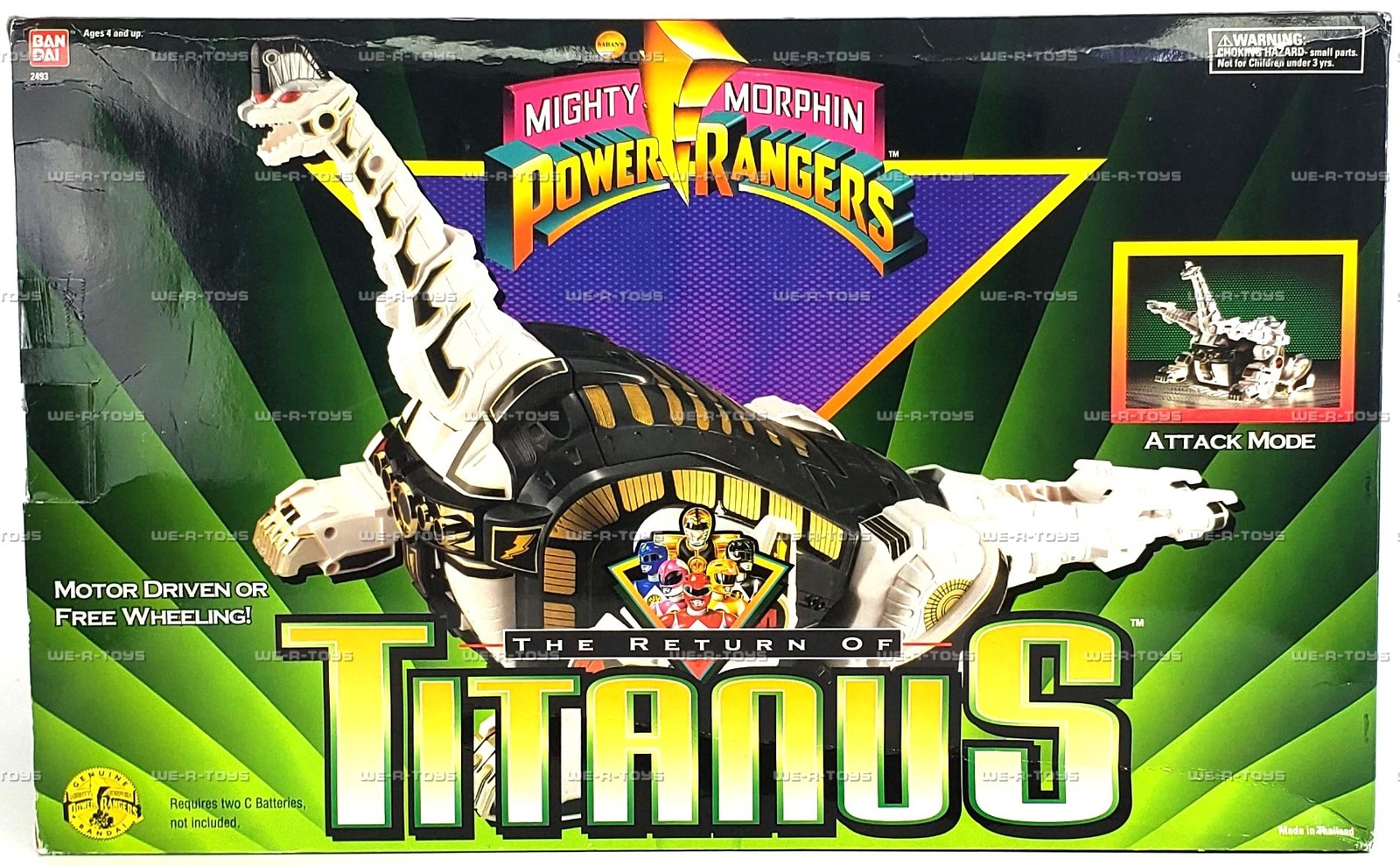 Mighty Morphin Power Rangers The Return of Titanus Figure 1995 Bandai #2493