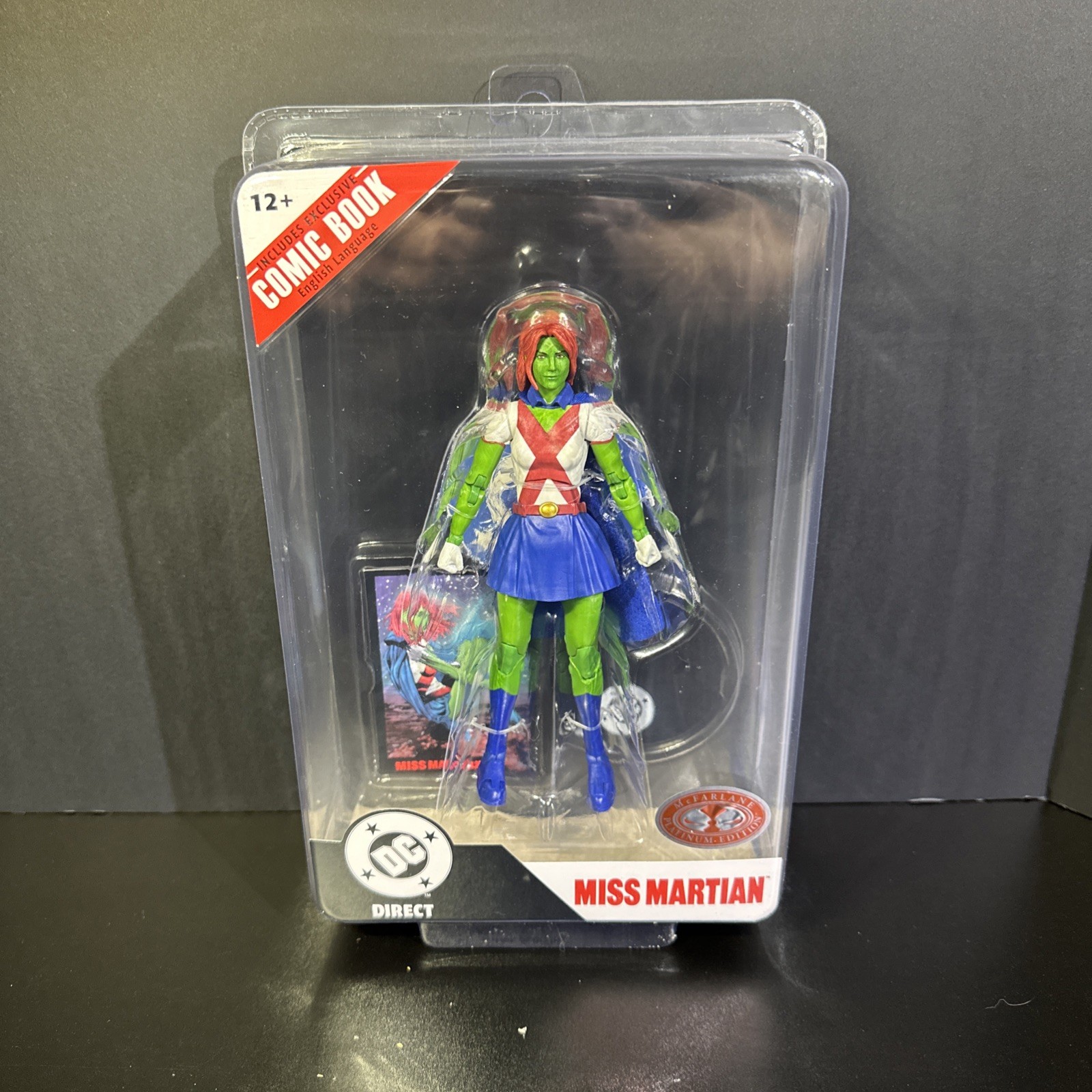 McFarlane DC Direct Miss Martian Teen Titans Platinum Edition New