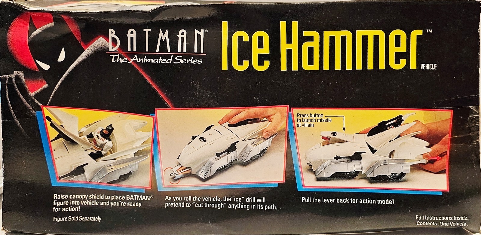 ICE HAMMER DC COMICS BATMAN ANIMATED SERIES 1992 KENNER VEHICLE NEW SEALED