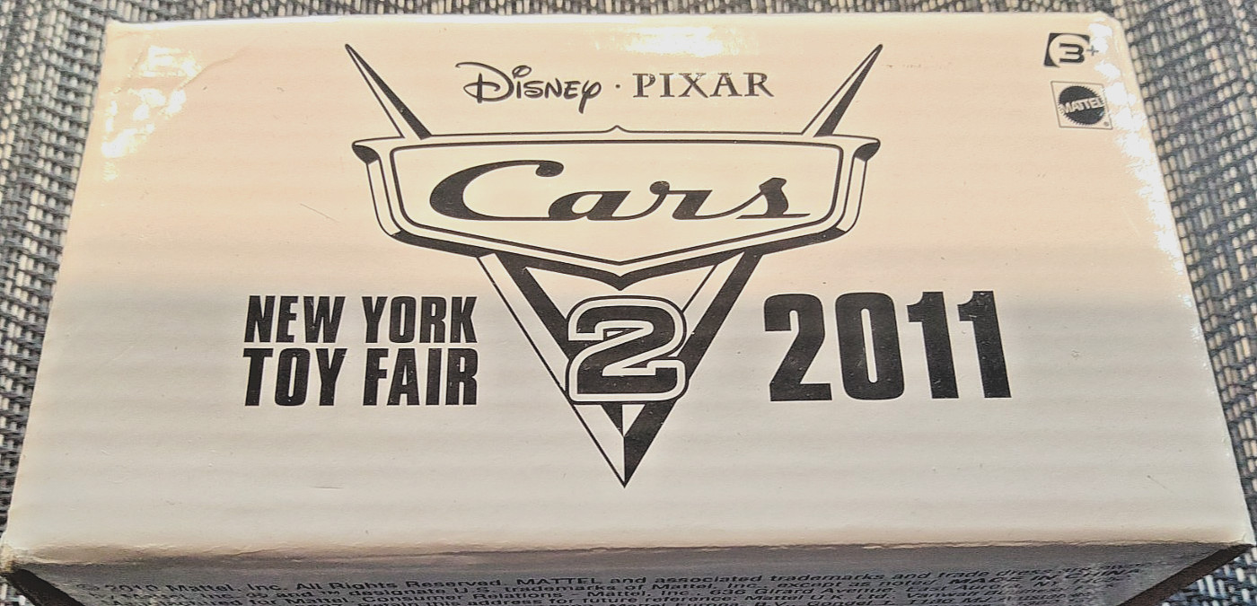 **Disney Pixar Cars 2 Lightning McQueen New York Toy Fair 2011 **Box Only**