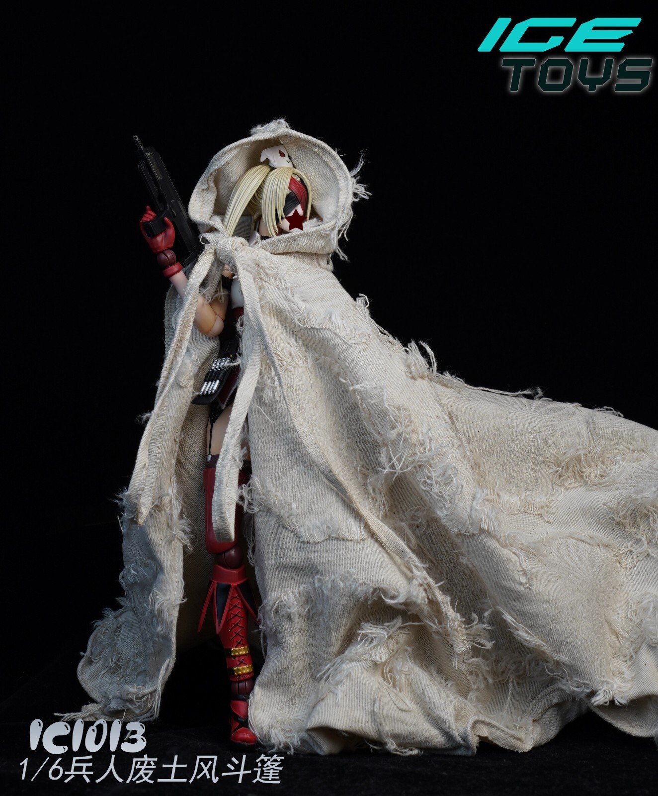1/6 White cloak Model Toys Fit 12&Prime; TB Male Action Figure Body Model Toys
