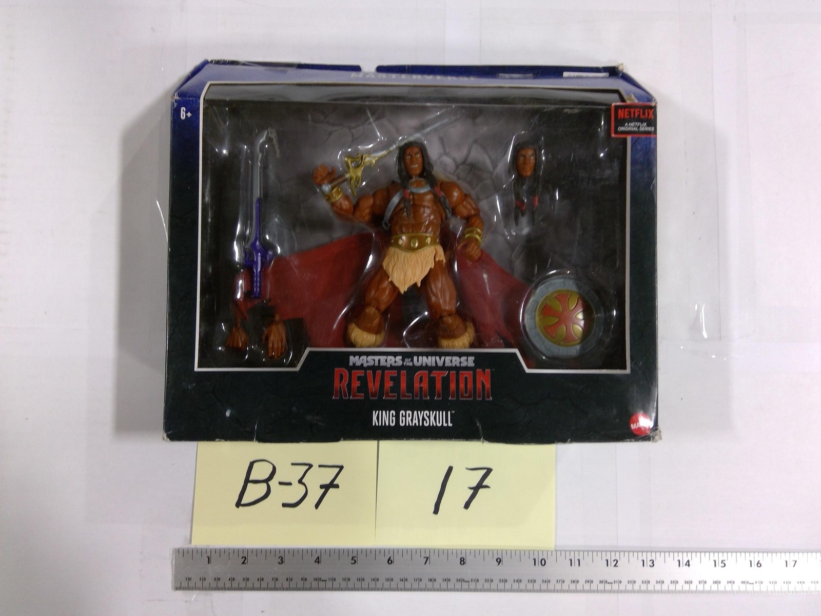 Masters Of The Universe Revelation King Grayskull Action Figure Mattel Boxed Toy