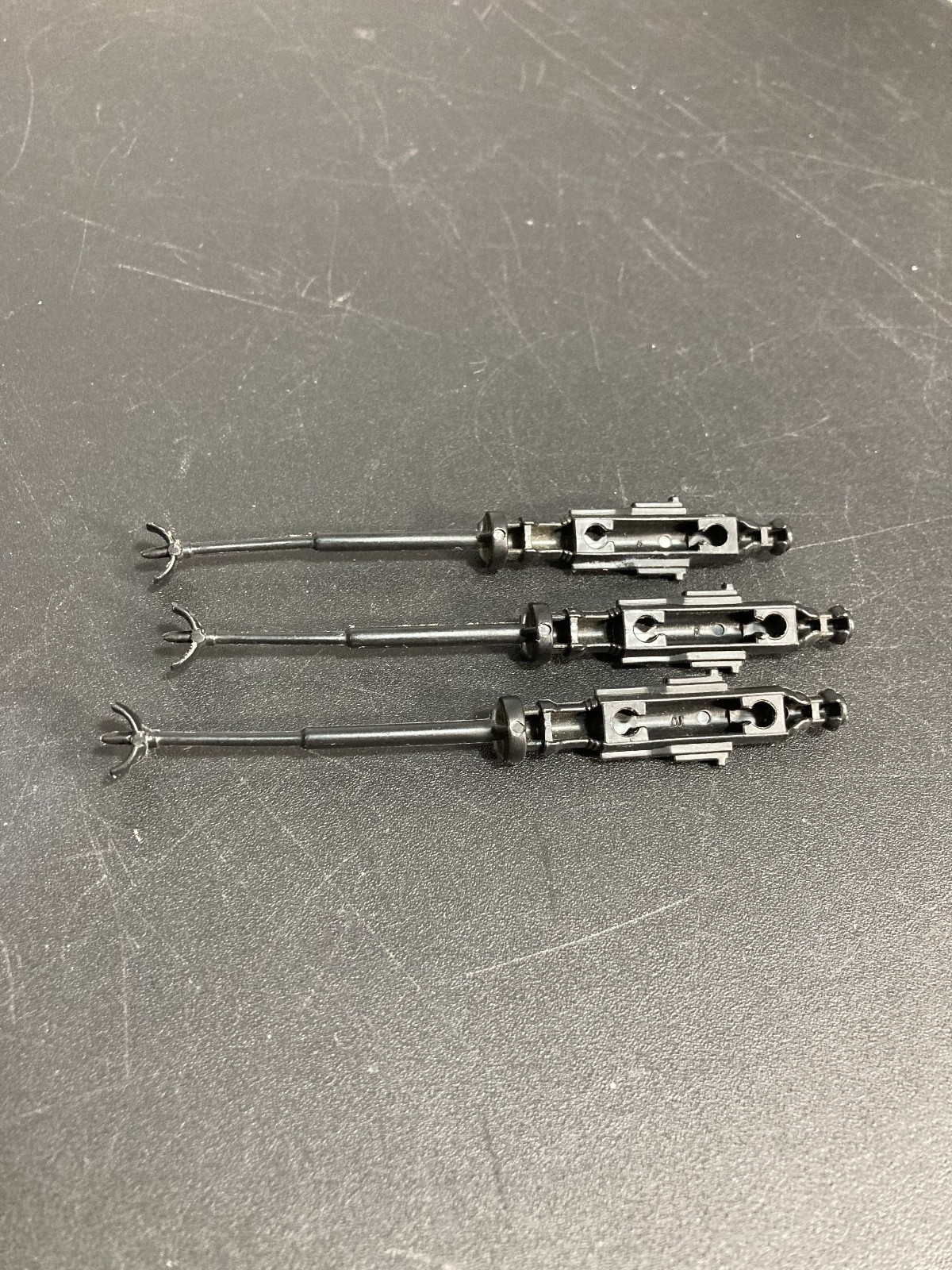 Lot of 3 X-Wing Fighter Laser Cannon Vintage 1978 Kenner Star Wars Vehicle Part