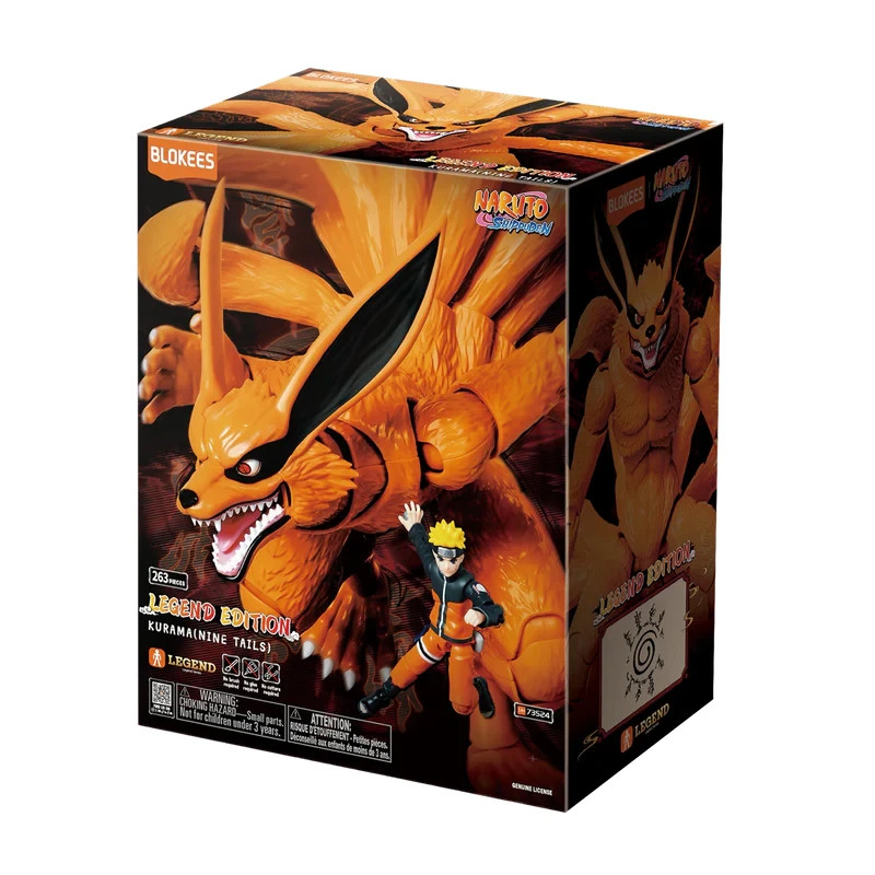 BLOKEES NARUTO LEGEND EDITION NARUTO SHIPPUDEN KURAMA (NINE TAILS) MODEL KIT
