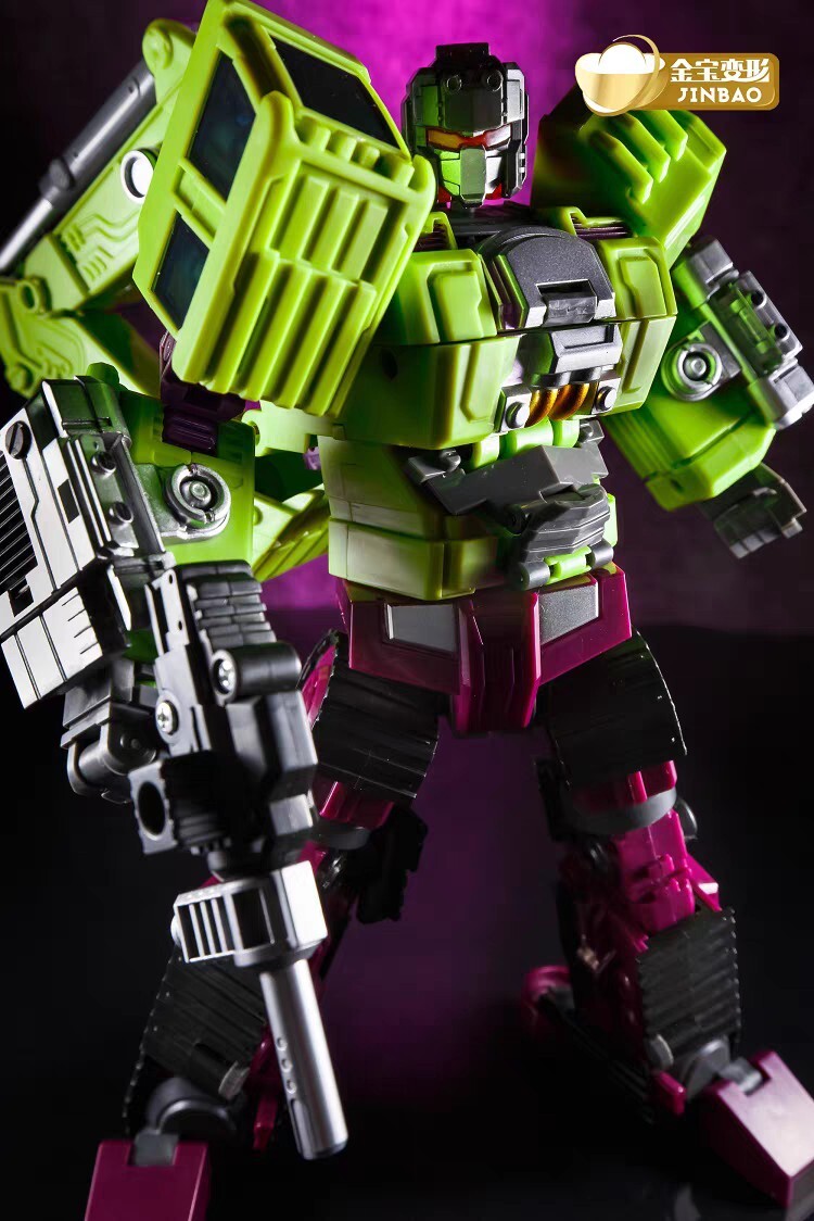 Original Box-Jinbao Oversized Devastator Gravity Builder With UPGRADE KIT 1.0
