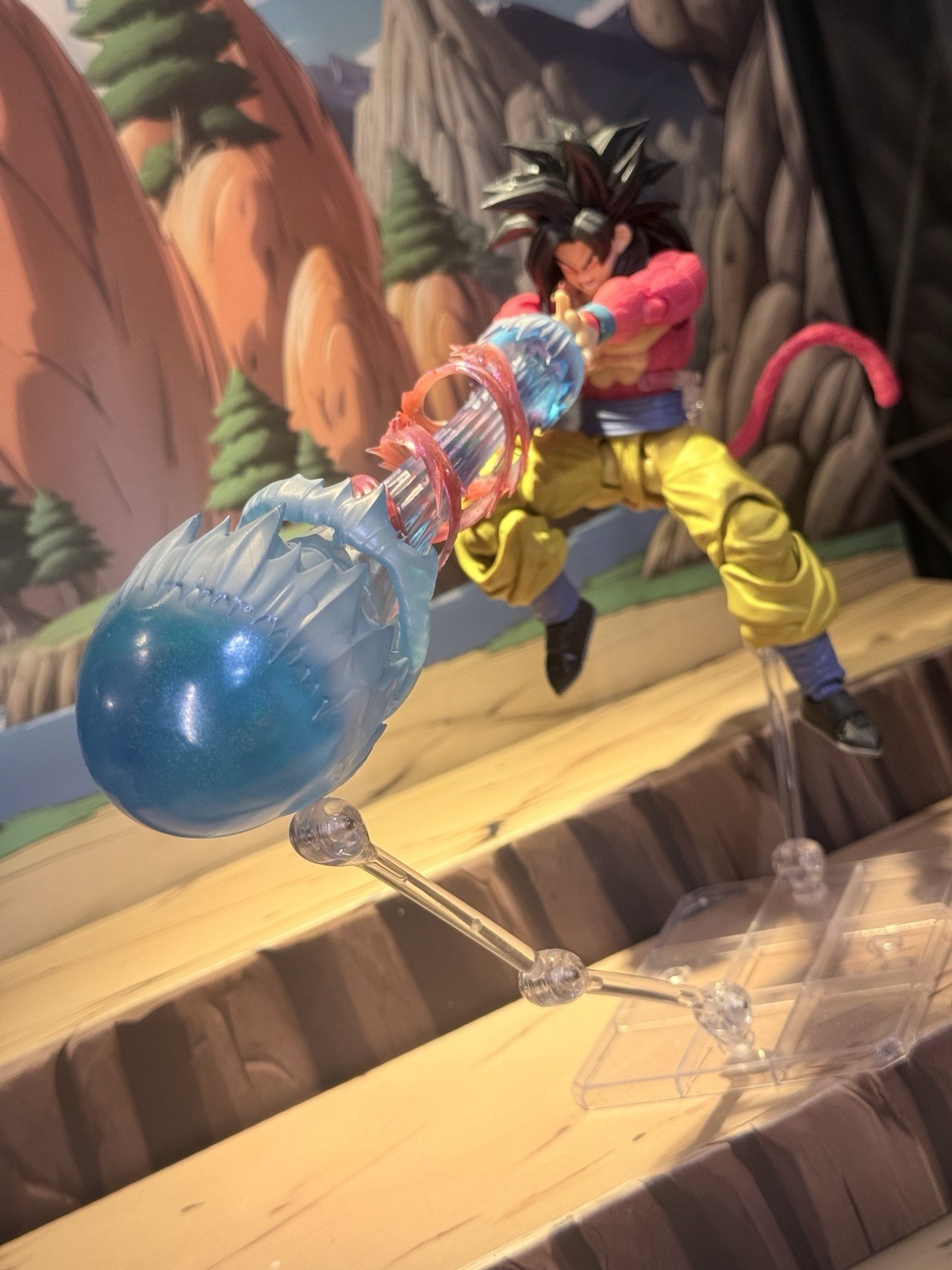 Custom S.H. Figuarts Super Kamehameha effect (1pc) Dragon Ball Z/GT w/ stand